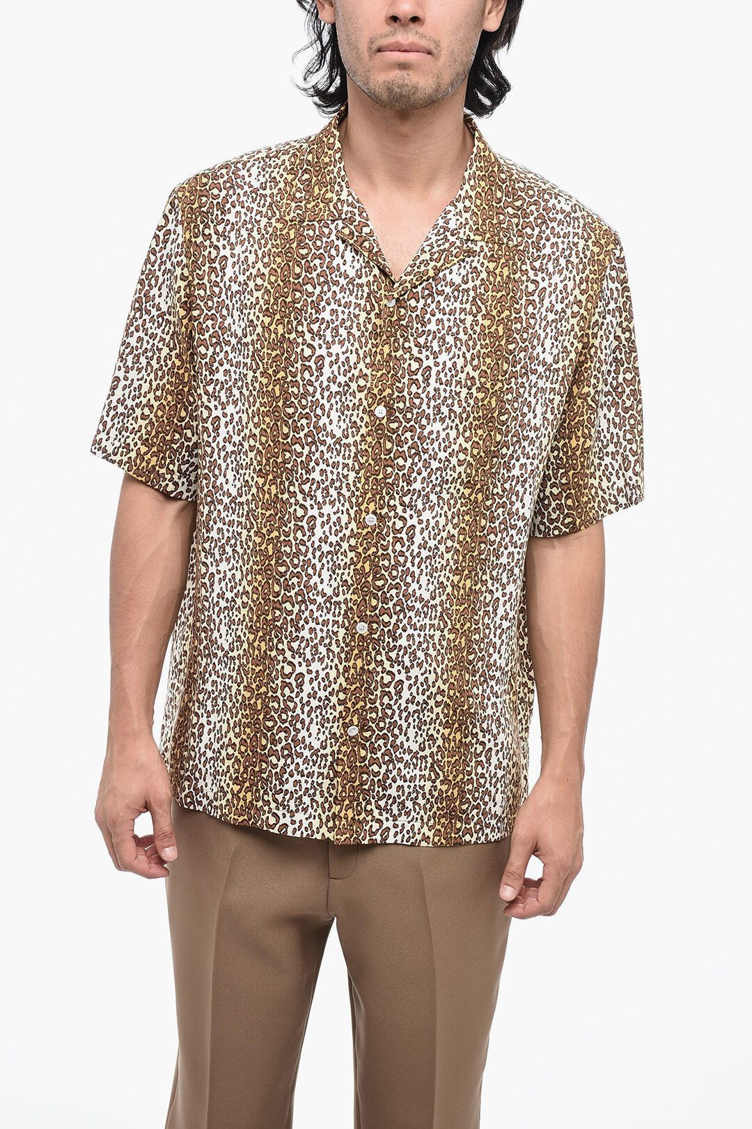 Celine Hawaiian Short Sleeve Shirt in printed viscose Size US M / EU 48-50 / 2 - 1 Thumbnail