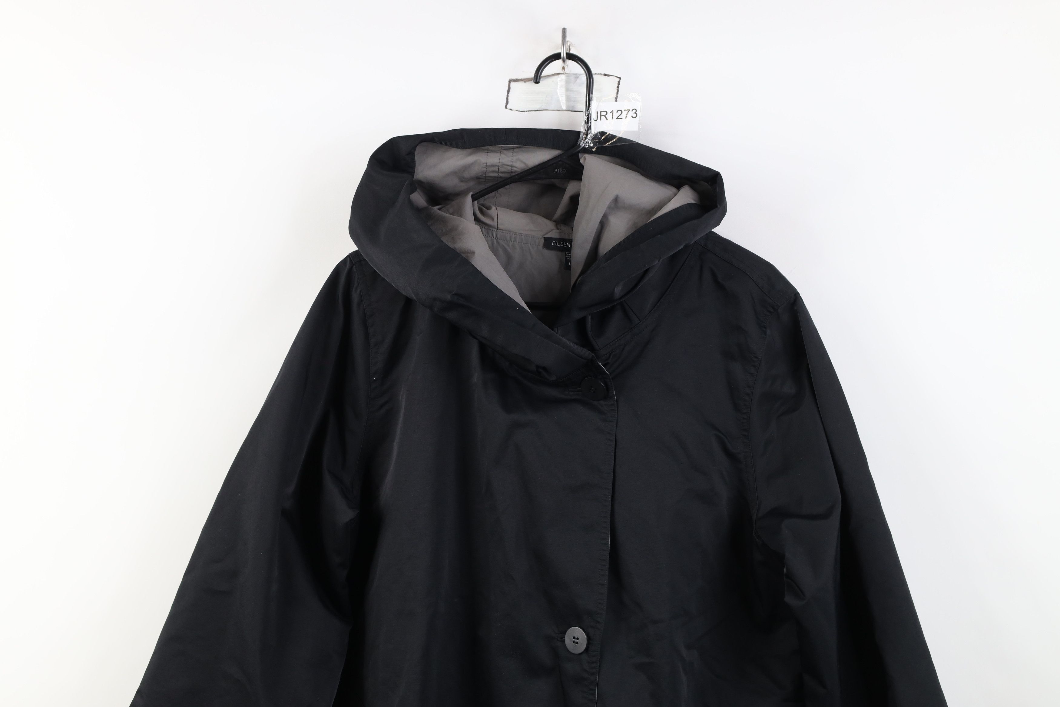 Eileen Fisher Eileen Fisher Nylon Reversible Hooded Parka Jacket Coat Size L / US 10 / IT 46 - 2 Thumbnail