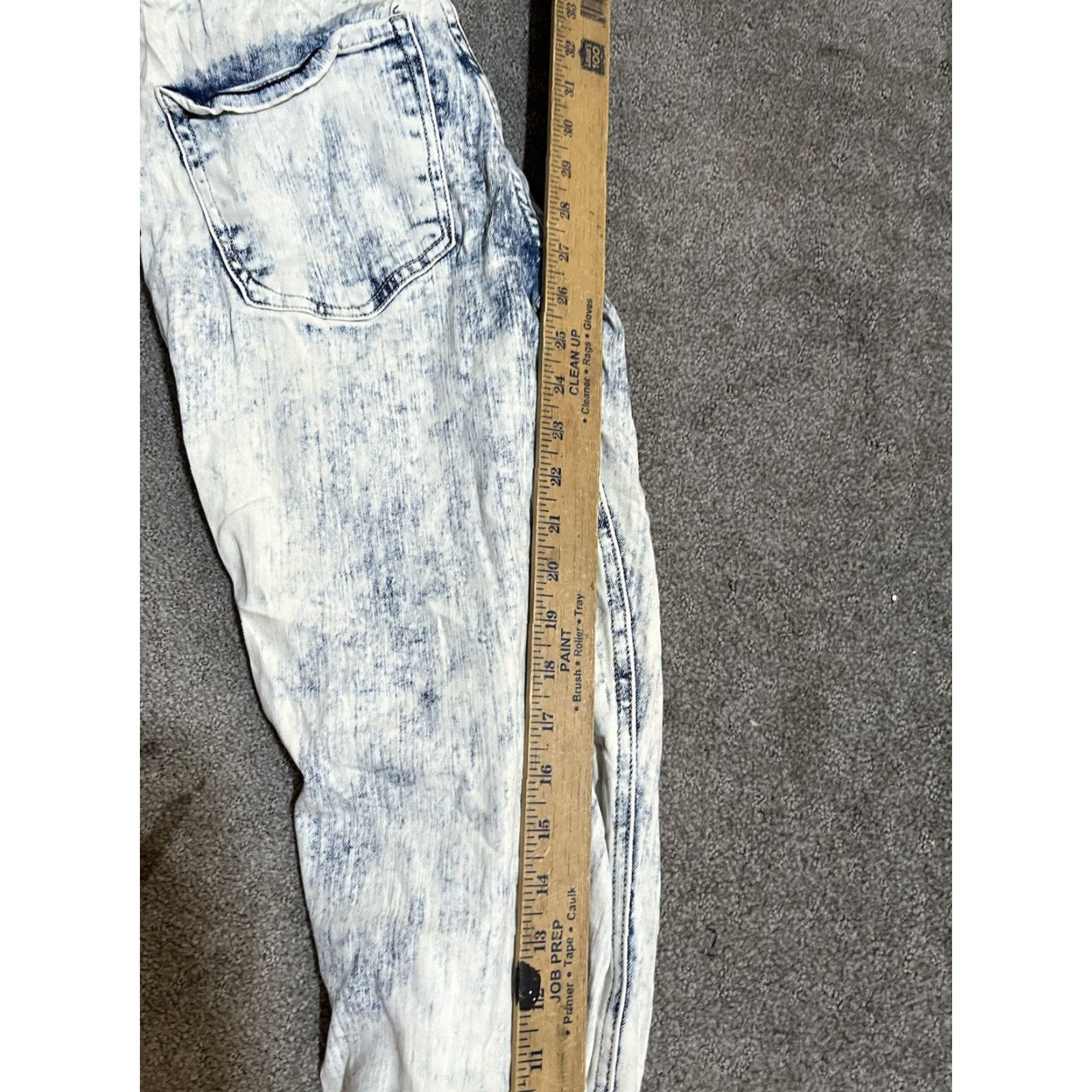 Express Express Jeans Women's Jeans Distressed Mid Rise Ankle 5-Pocket Blue 4 Size 27" / US 4 / IT 40 - 7 Thumbnail