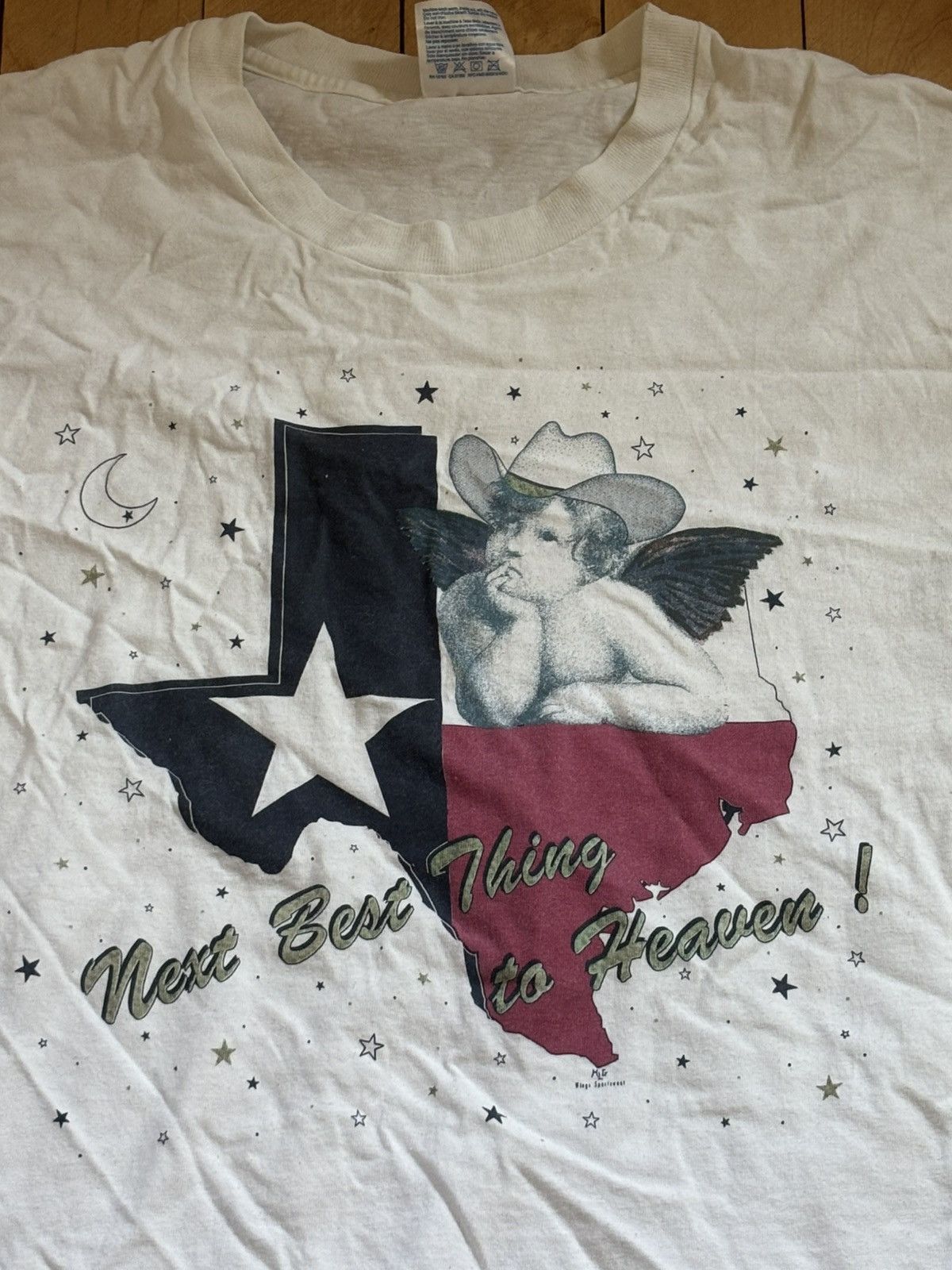 Vintage Vintage Texas Baby Tee Size US L / EU 52-54 / 3 - 2 Thumbnail