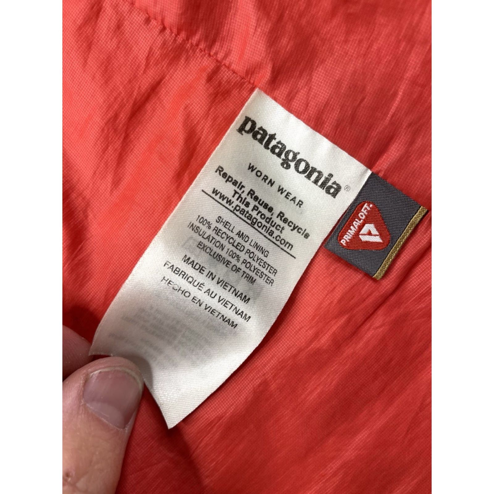 Patagonia Patagonia Nano Puff Jacket Puffer Women's Small Full Zip Quilted Red/Pink Size S / US 4 / IT 40 - 3 Thumbnail