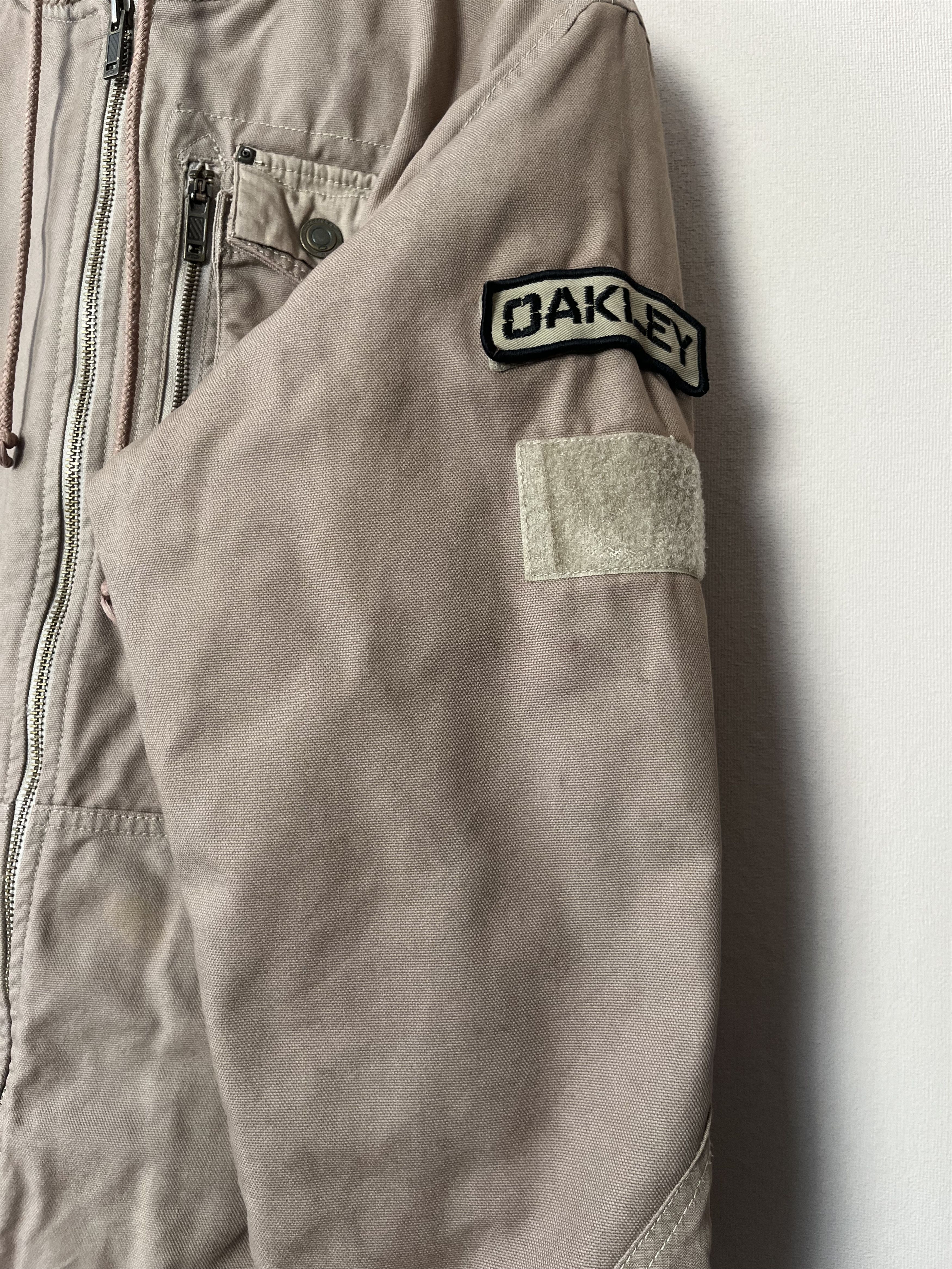Oakley Vintage Oakley Y2K Hooded Bomber Jacket Military Pocket Size US M / EU 48-50 / 2 - 8 Thumbnail