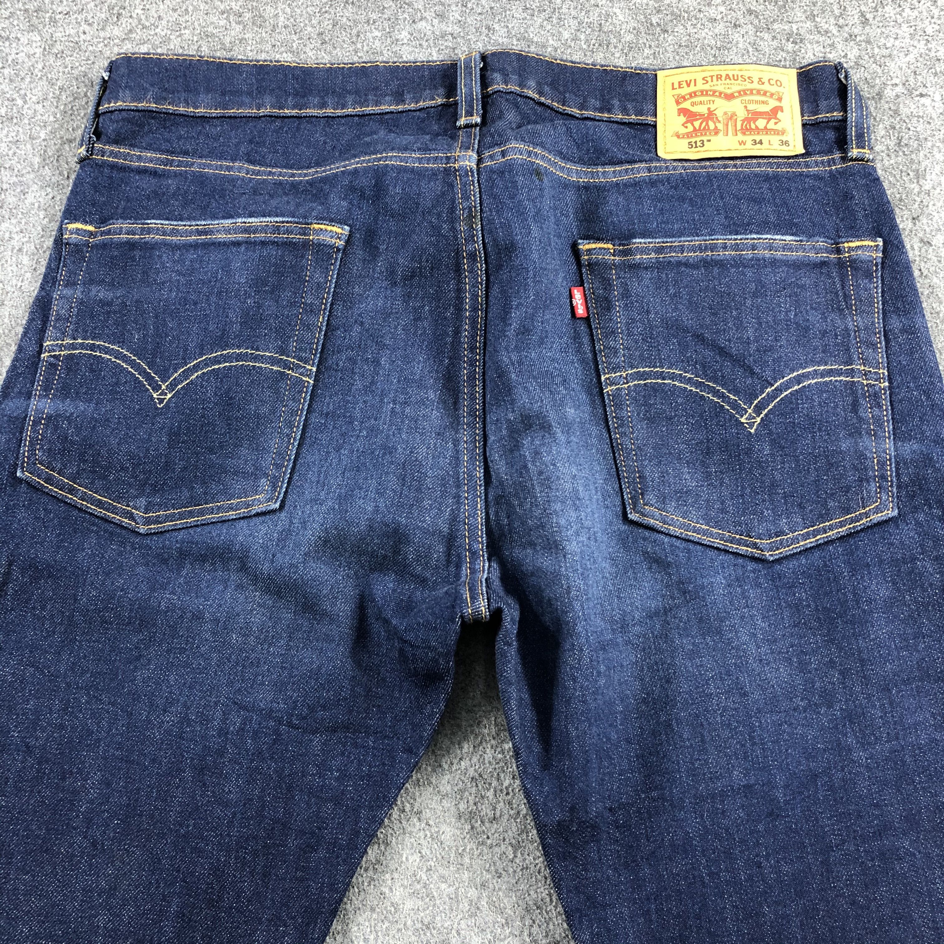 Levi's Vintage Blue Wash Levis 513 Jeans-J2070 Size US 36 / EU 52 - 4 Thumbnail