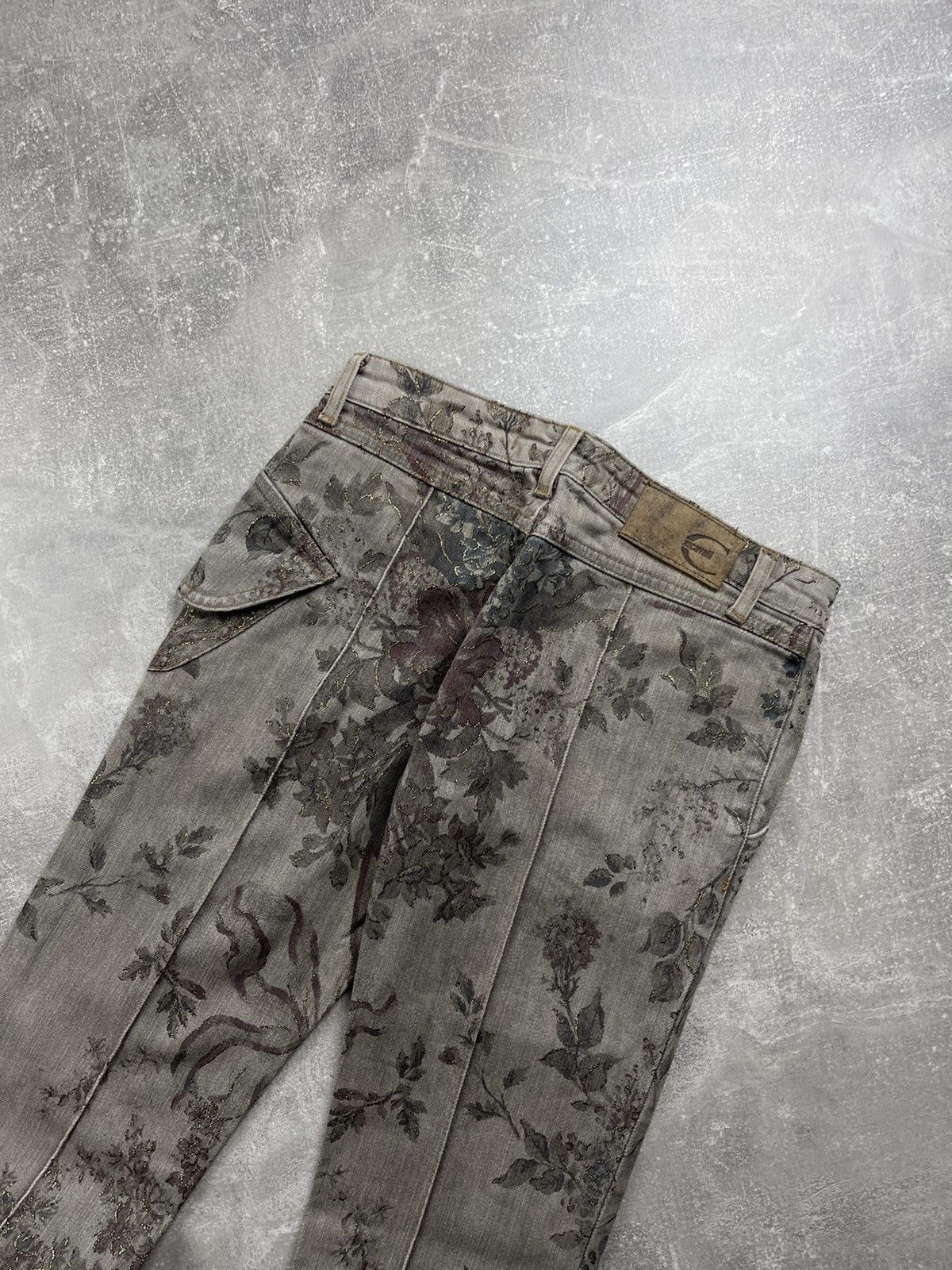 Just Cavalli Roberto Cavalli Just Cavalli Floral Printed Jeans Size 26" / US 2 / IT 38 - 9 Thumbnail