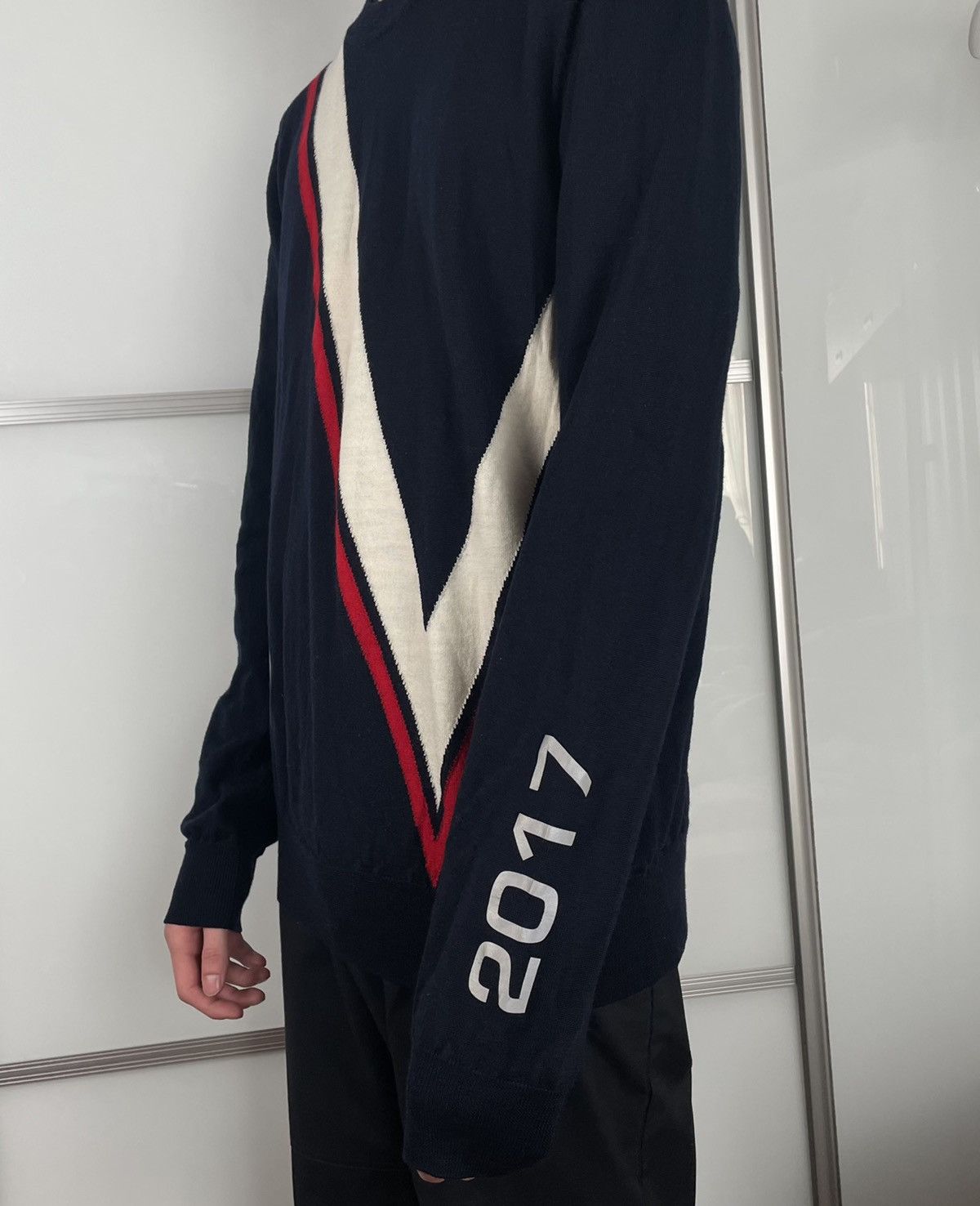 Louis Vuitton Louis Vuitton Americas Cup 2017 Jumper Size US L / EU 52-54 / 3 - 3 Thumbnail