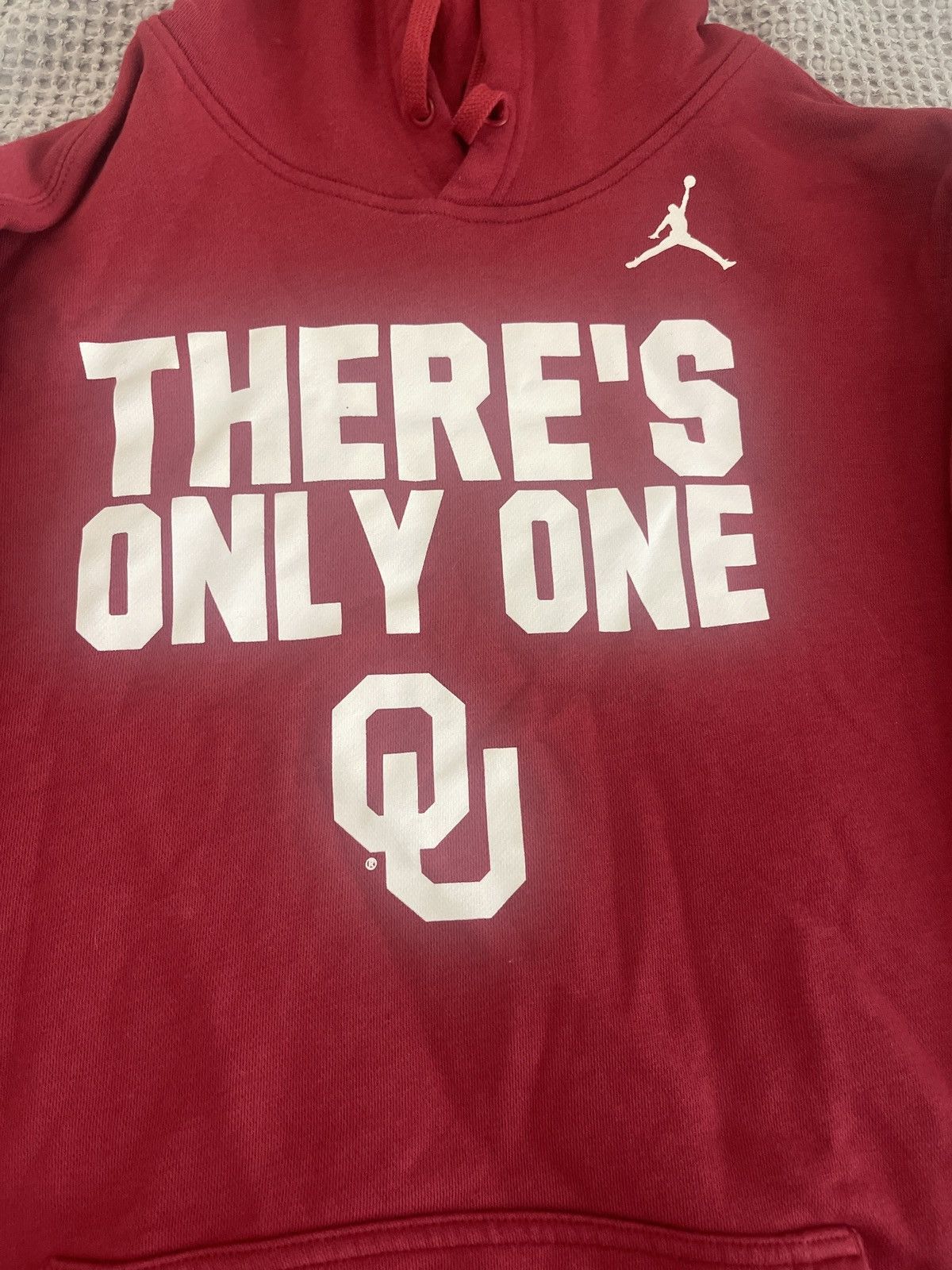 Jordan Brand × Nike Oklahoma Sooners Hoodie Sweatshirt Size US L / EU 52-54 / 3 - 3 Thumbnail