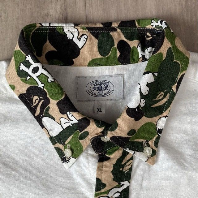 Bape BAPE × Peanuts Snoopy BD shirt ABC camo a bathing ape Size US XL / EU 56 / 4 - 4 Thumbnail