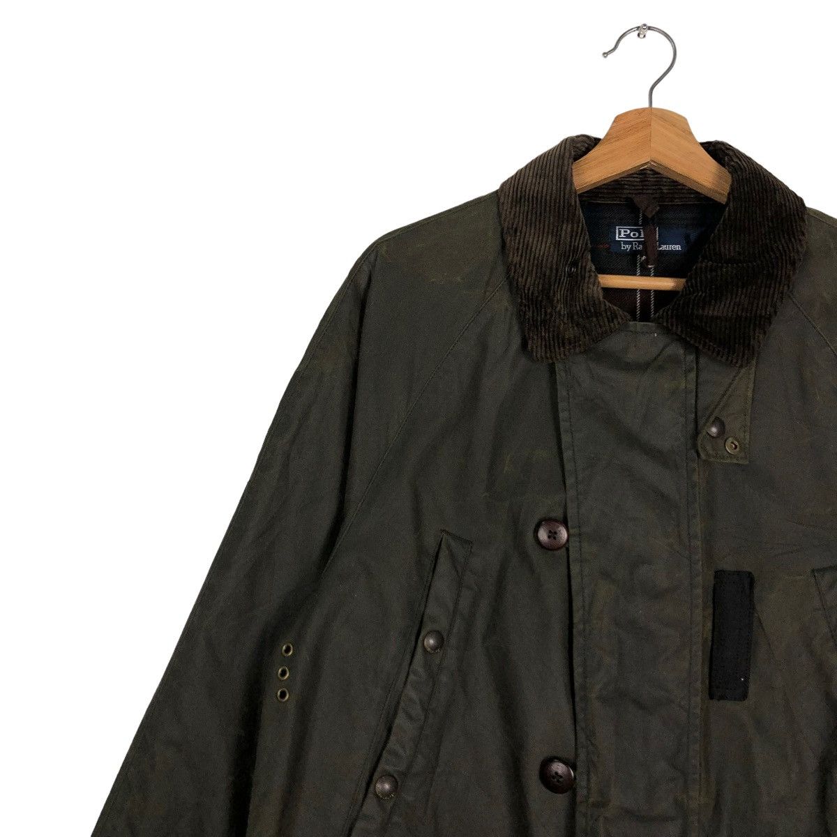 Polo Ralph Lauren VINTAGE HUNTING WAX JACKET BLANKET LINING POLO RALPH LAUREN Size US L / EU 52-54 / 3 - 7 Thumbnail