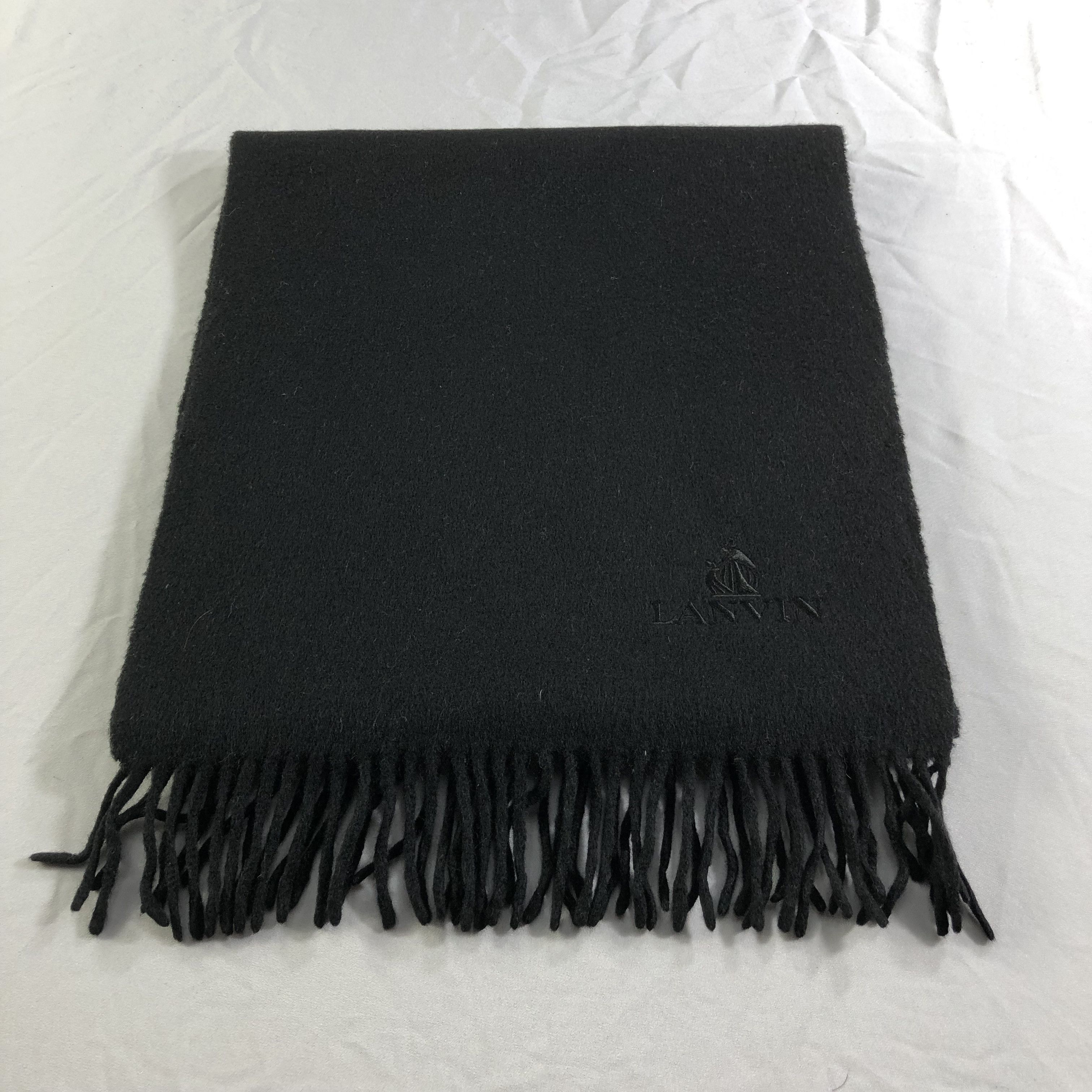 Lanvin Lanvin Cashmere Scarf Muffler Neckwear V2297 Size ONE SIZE - 2 Thumbnail