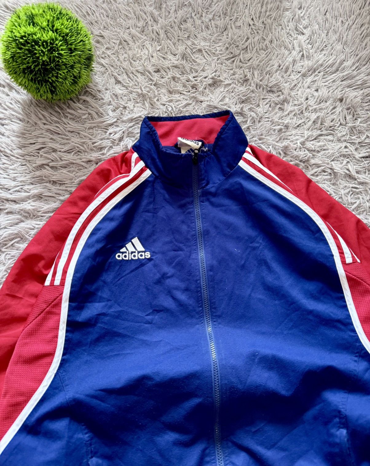 Adidas 00s Adidas Vintage Light Jacket Streetwear Vintage Oversize Size US L / EU 52-54 / 3 - 3 Thumbnail