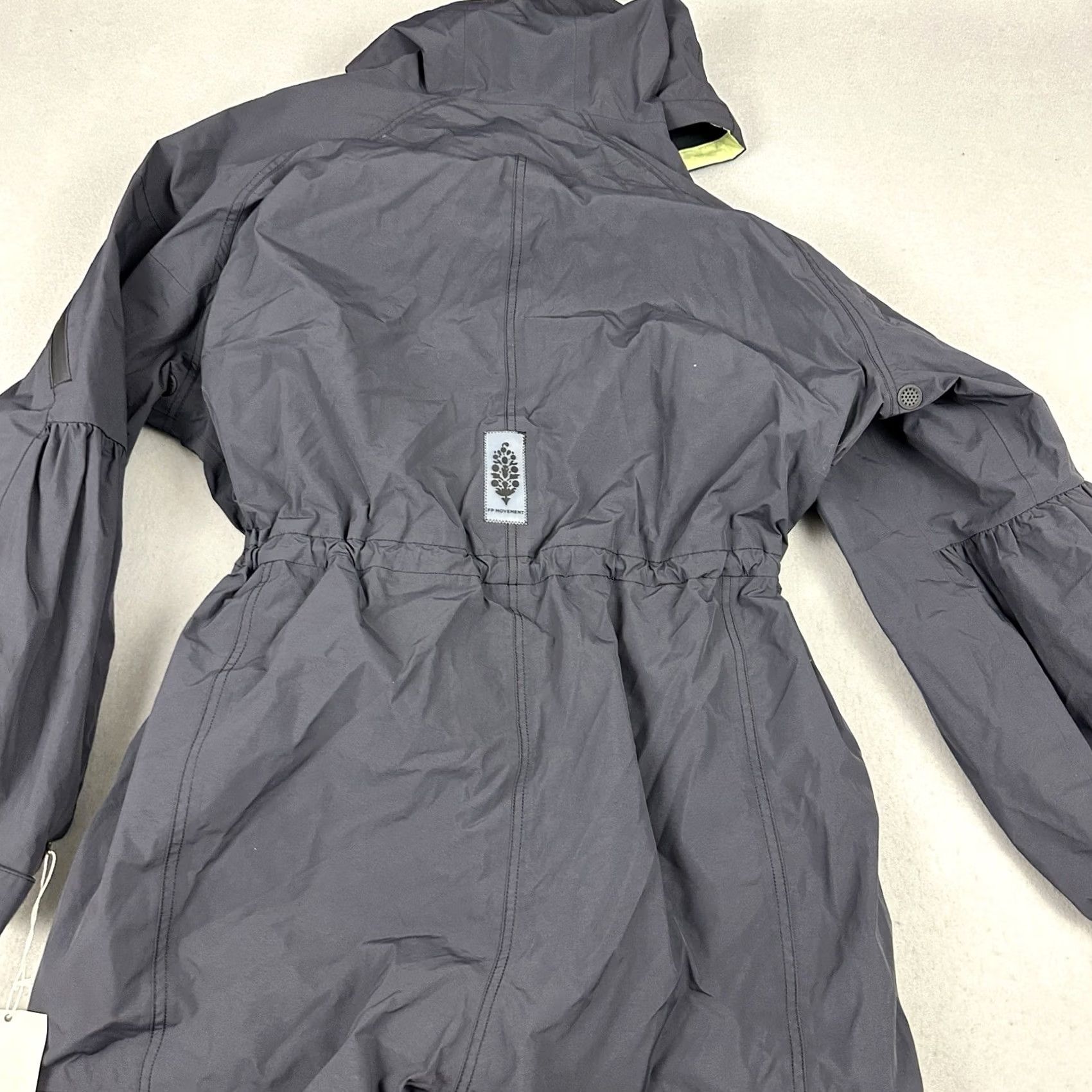 Free People Free People FP Movement Jumpsuit Women Medium Black Packable Ski Hood M Decade Ski Theme Pockets Size 32" / US 10 / IT 46 - 6 Thumbnail