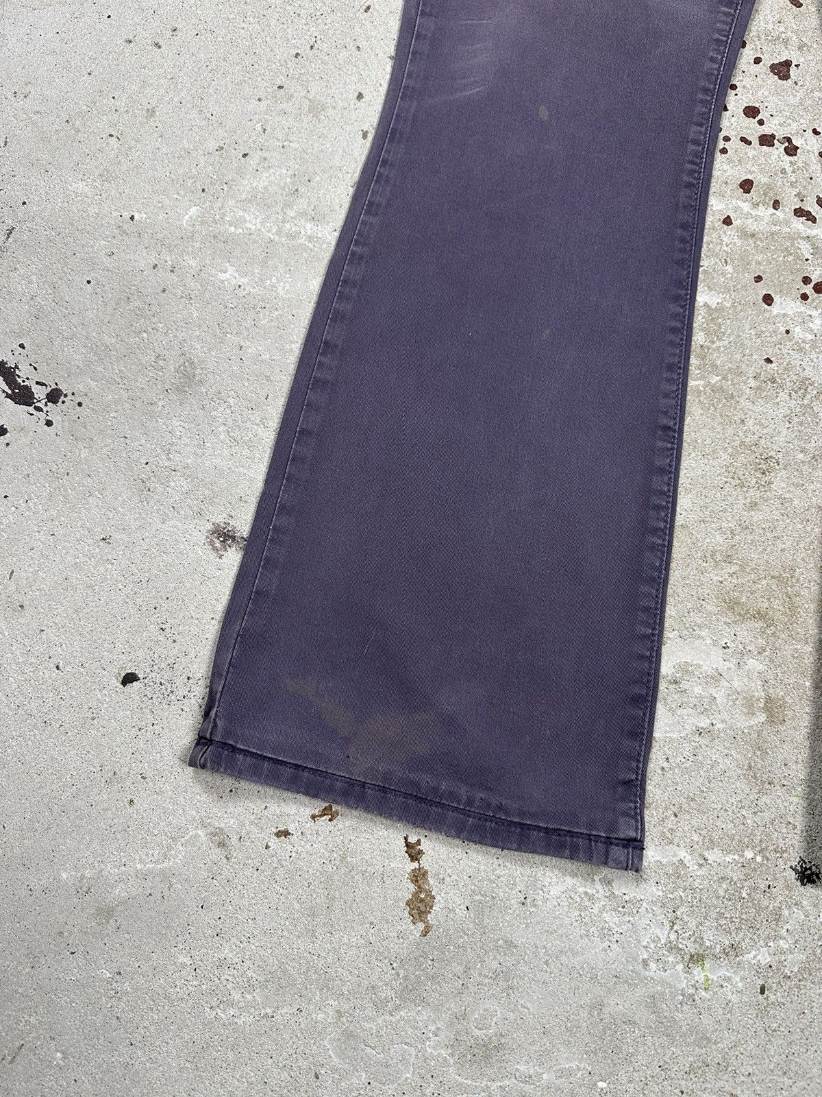 Levi's × Vintage Vintage 2000 Levi’s 525 Bootcut Flared Purple Wide Legs Pant Size US 32 / EU 48 - 3 Thumbnail