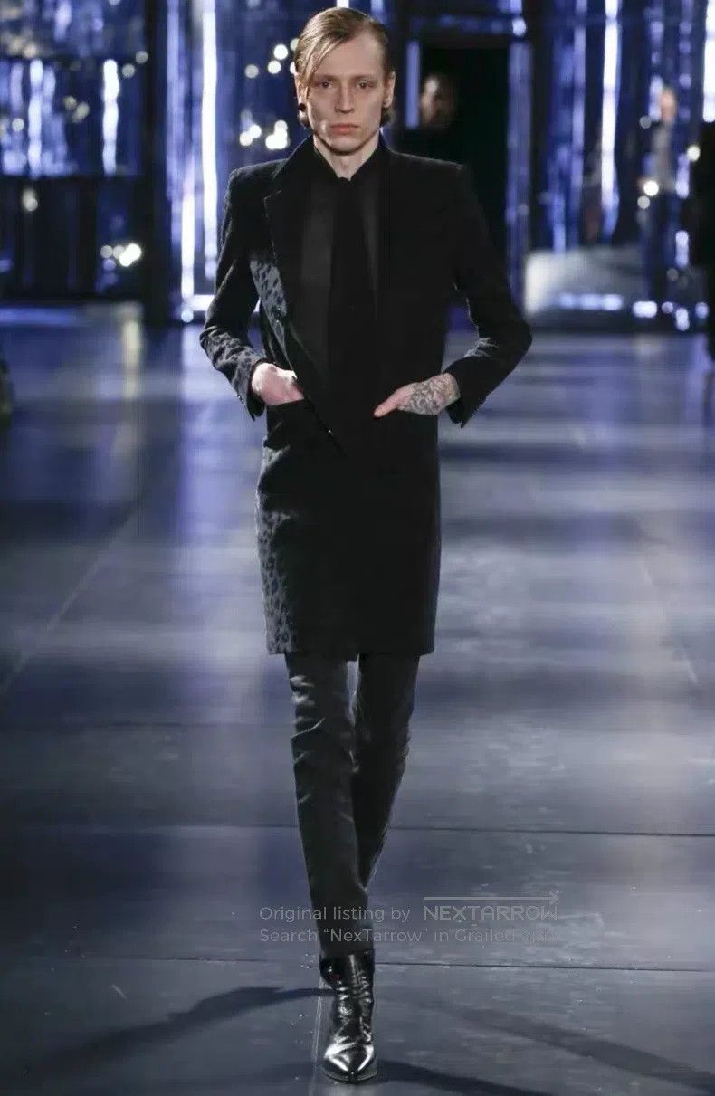 Saint Laurent Paris Saint Laurent Paris Leopard Print Wool Coat Size US S / EU 44-46 / 1 - 8 Thumbnail