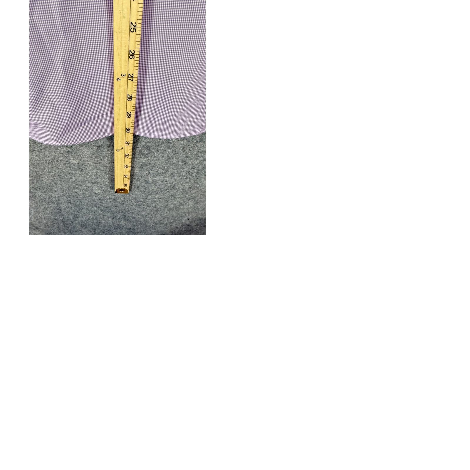 UNTUCKit UNTUCKit Shirt Mens 3XL Purple Gingham Check Wrinkle Free Button Down Long Sleeve Preppy Shirt Size US XXL / EU 58 / 5 - 9 Thumbnail
