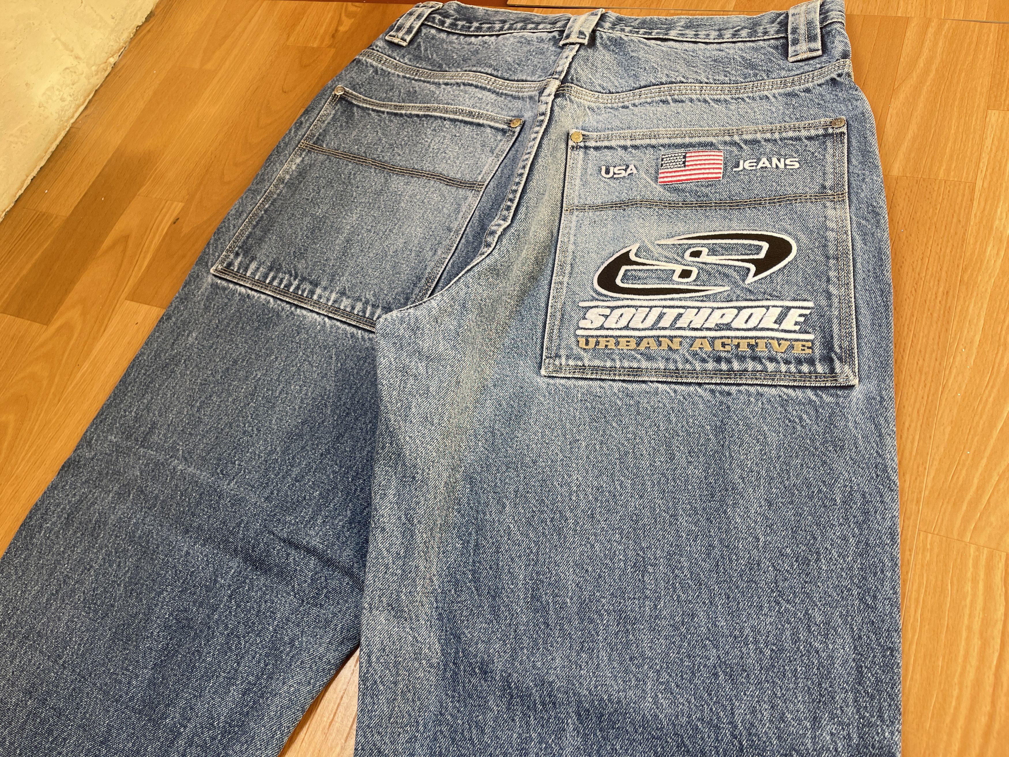 Southpole Southpole jeans, baggy vintage South Pole 90s hip hop Y2K 34 Size US 34 / EU 50 - 5 Thumbnail