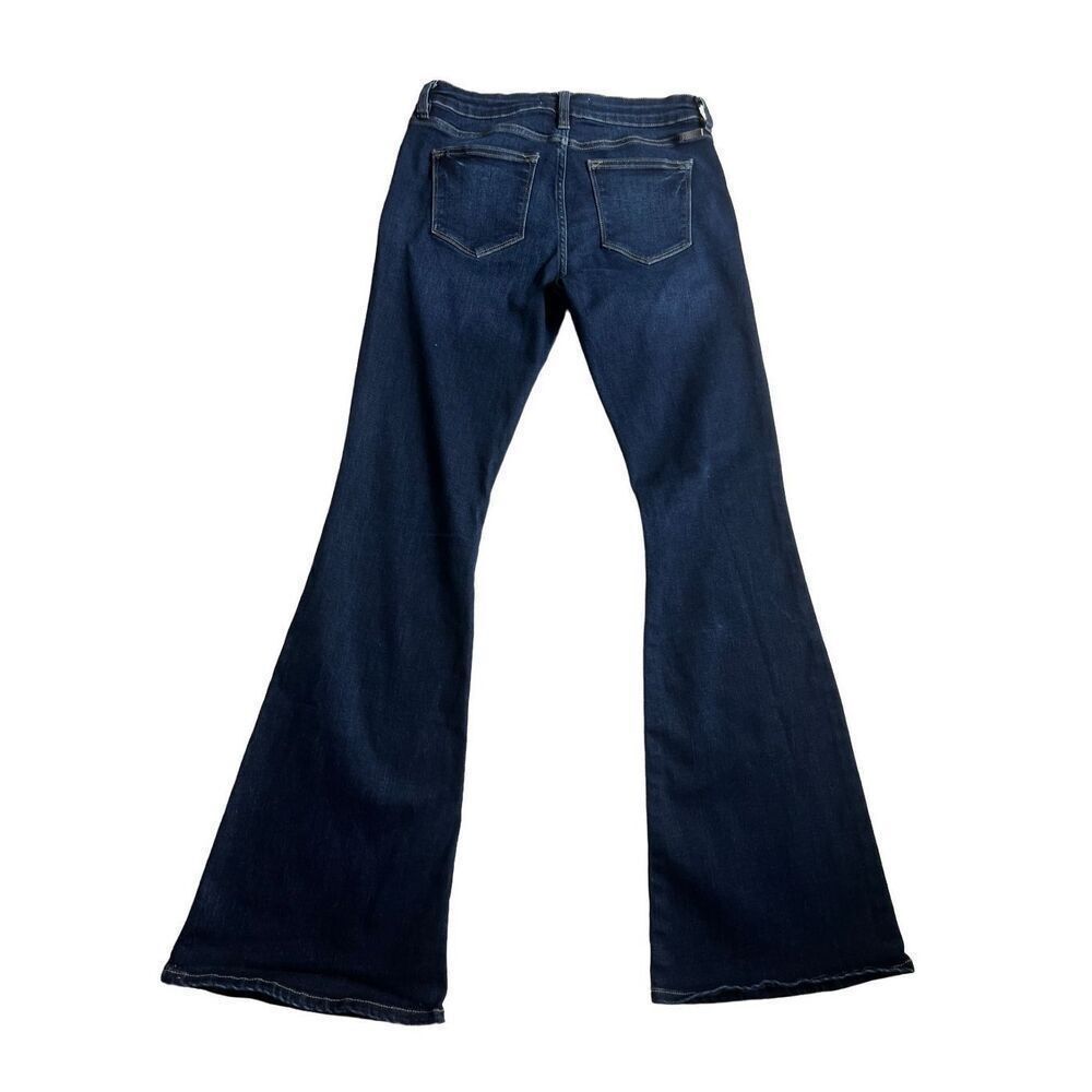 Vintage Kancan Women's Mid-Rise Flare Jean size 9/32 Size 30" / US 8 / IT 44 - 2 Thumbnail