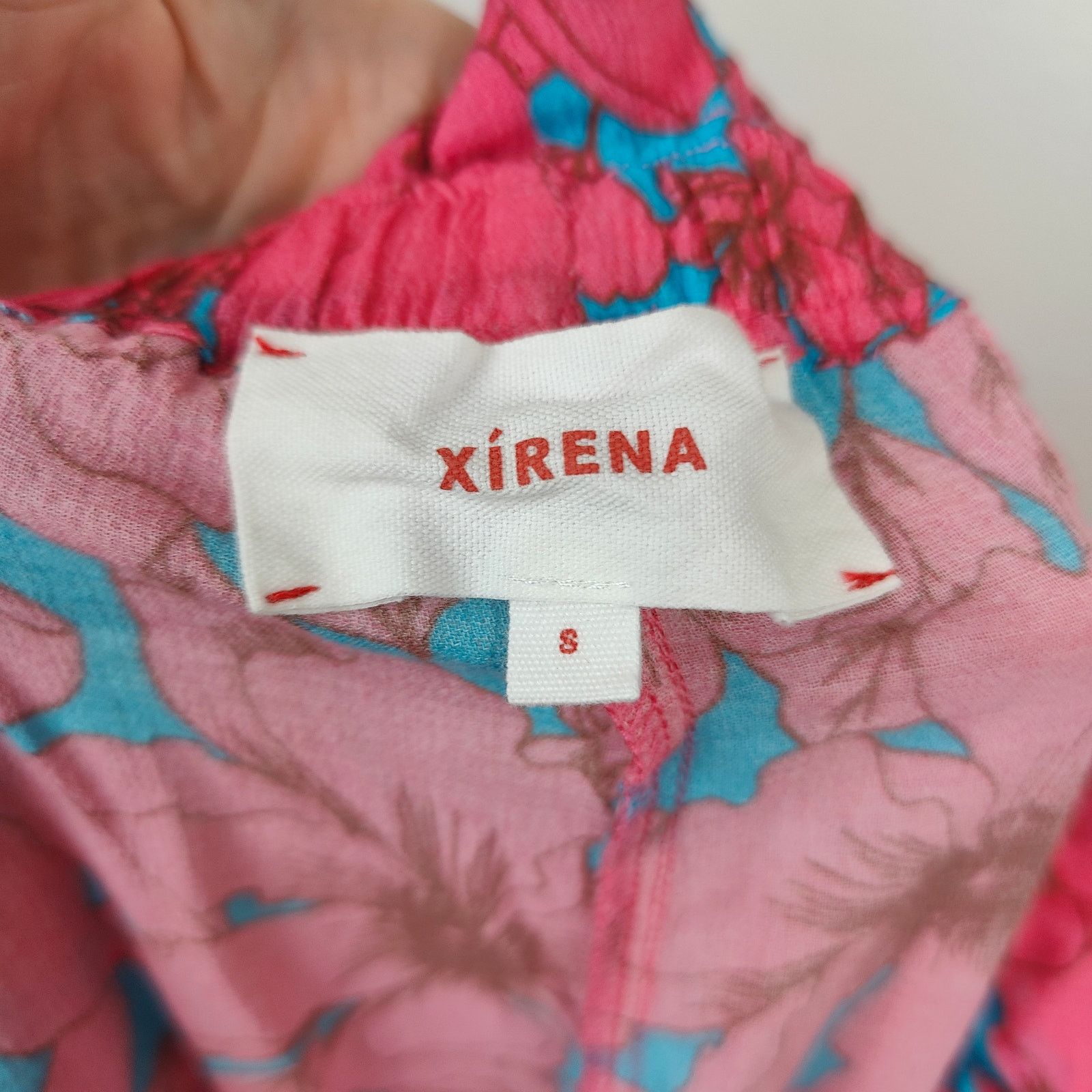 Xirena Xirena Paxtyn Pants Womens Small Pink Blue Floral Size 27" / US 4 / IT 40 - 6 Thumbnail