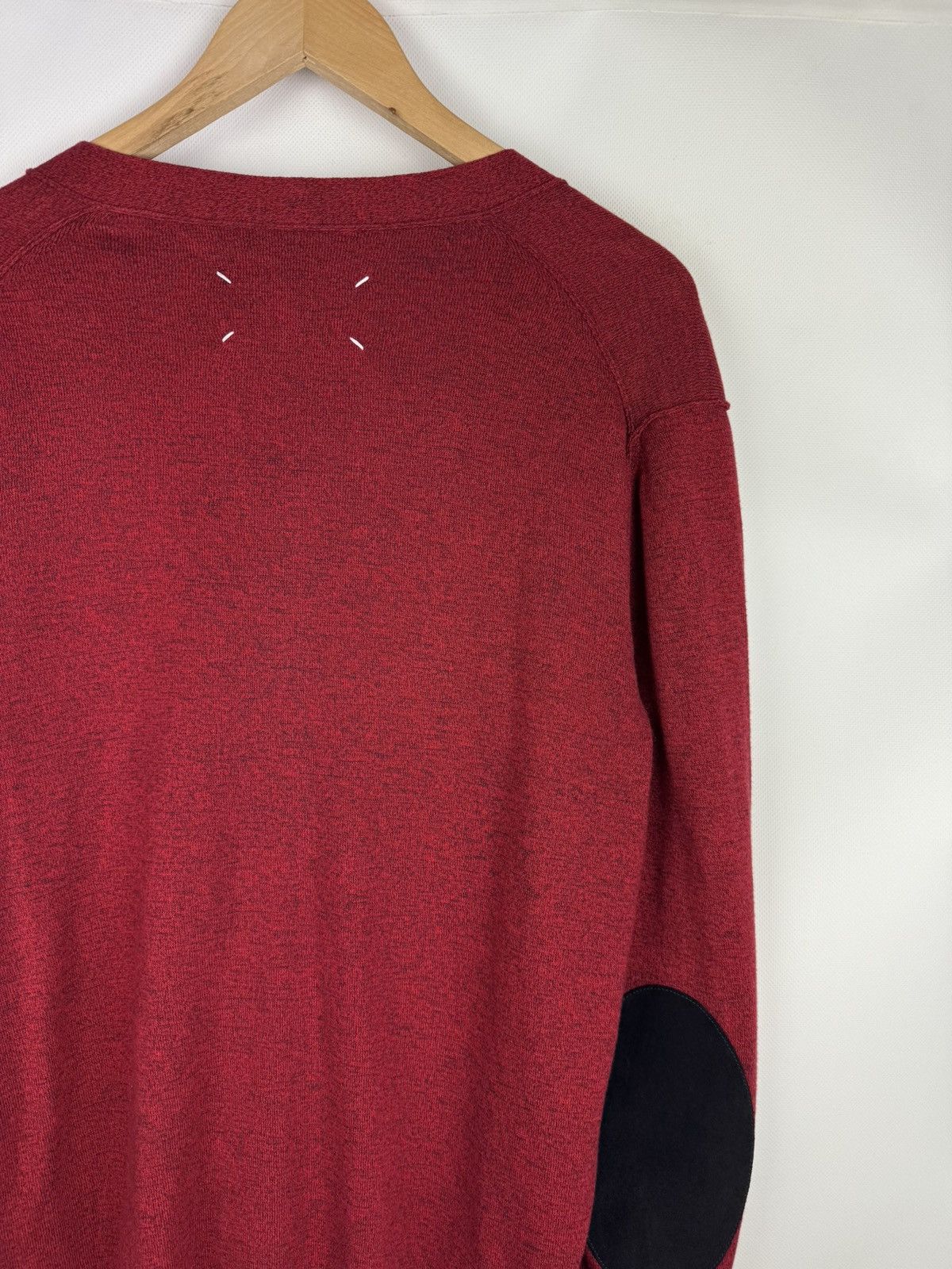 Maison Margiela Maison Margiela Button Front Elbow Patches Cardigan Sweater Size US XL / EU 56 / 4 - 19 Thumbnail