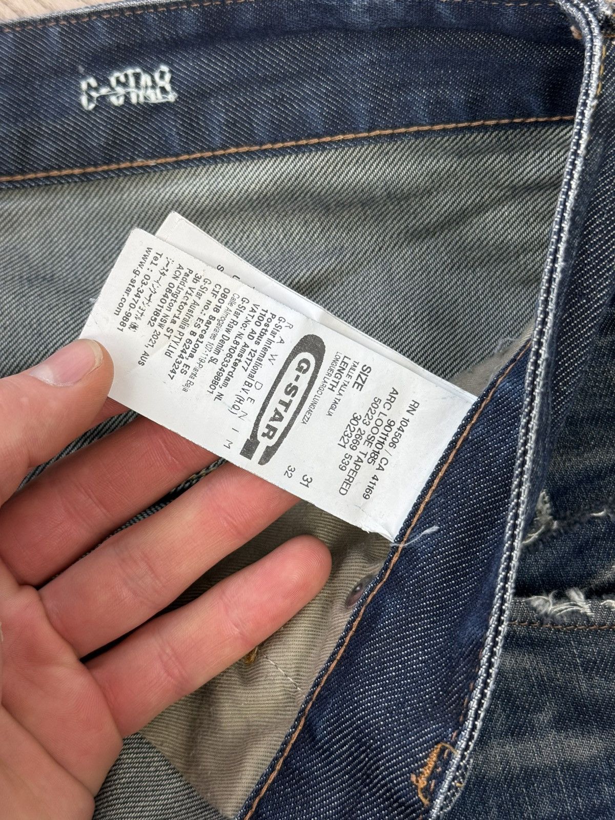 G-Star × Vintage 31/32 Vintage Distressed G-Star Arc Raw 96 Jeans Denim Pants Size US 31 - 9 Thumbnail