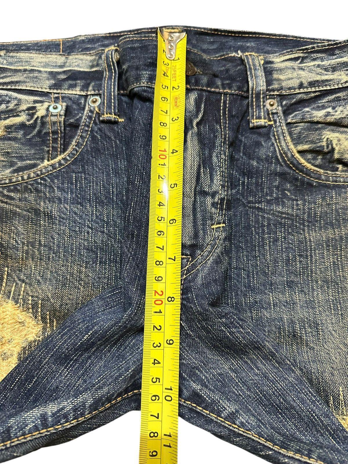 Edwin Vintage Edwin Mud Wash Style Distress Style Loose Jeans Size US 34 / EU 50 - 14 Thumbnail