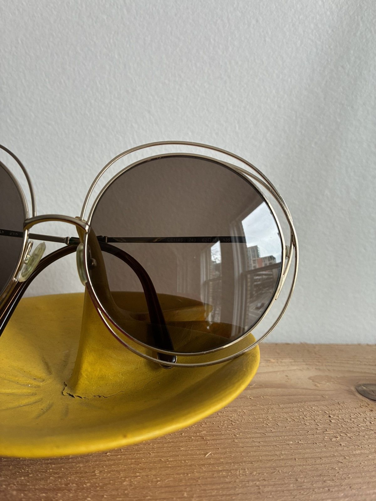 Chloe CHLOE Oversized Round ‘Carlina’ Sunglasses Size ONE SIZE - 4 Thumbnail