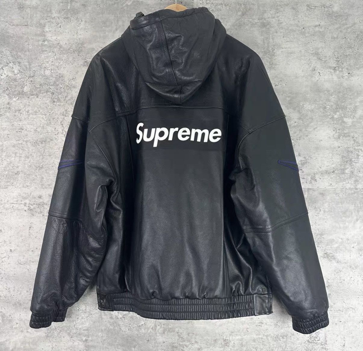 Supreme Supreme x Nike Box Logo Leather Jacket J42 Size US M / EU 48-50 / 2 - 1 Thumbnail