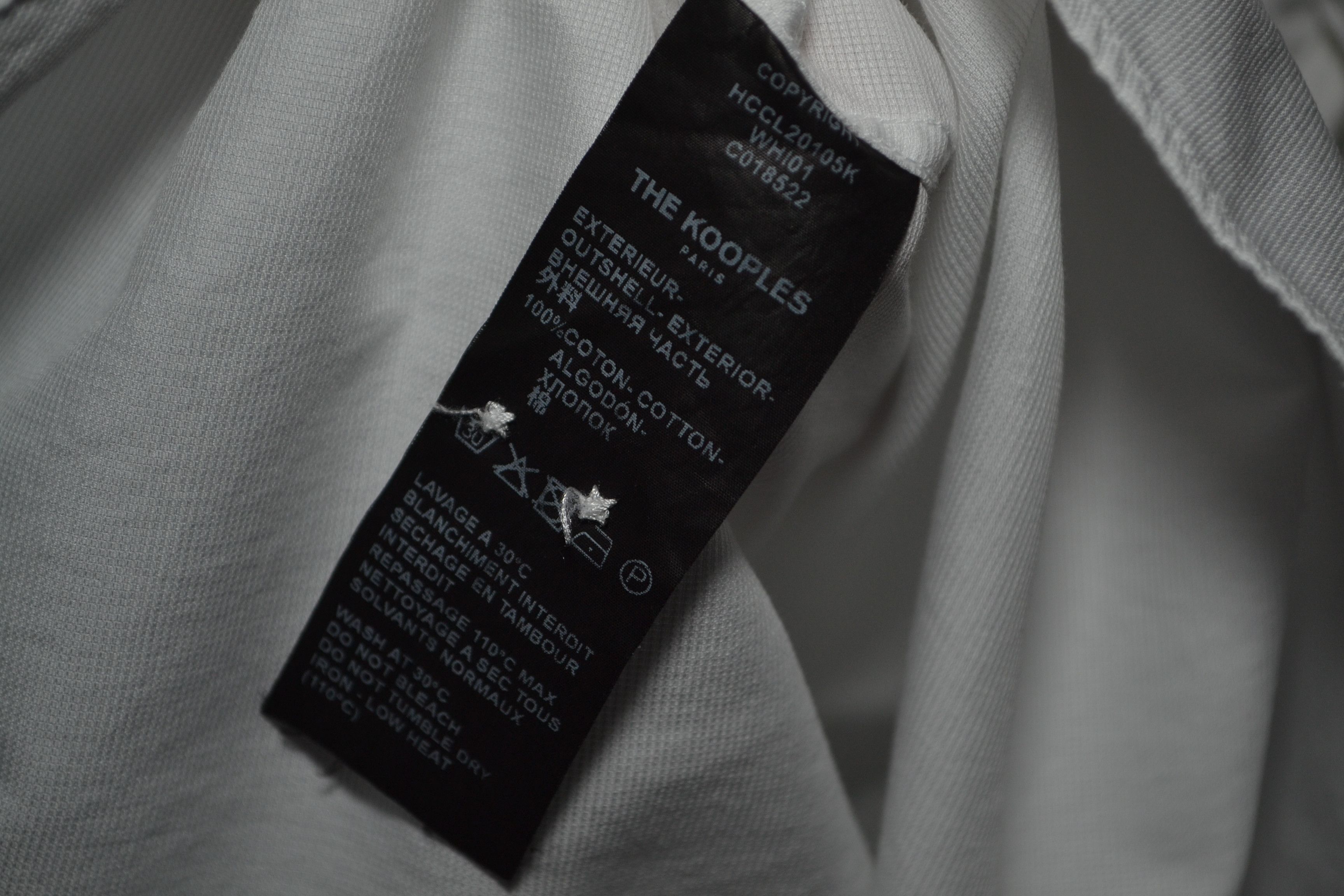 The Kooples The Kooples White Shirt Banded Collar XS Royal Mandarin Size US XS / EU 42 / 0 - 12 Thumbnail