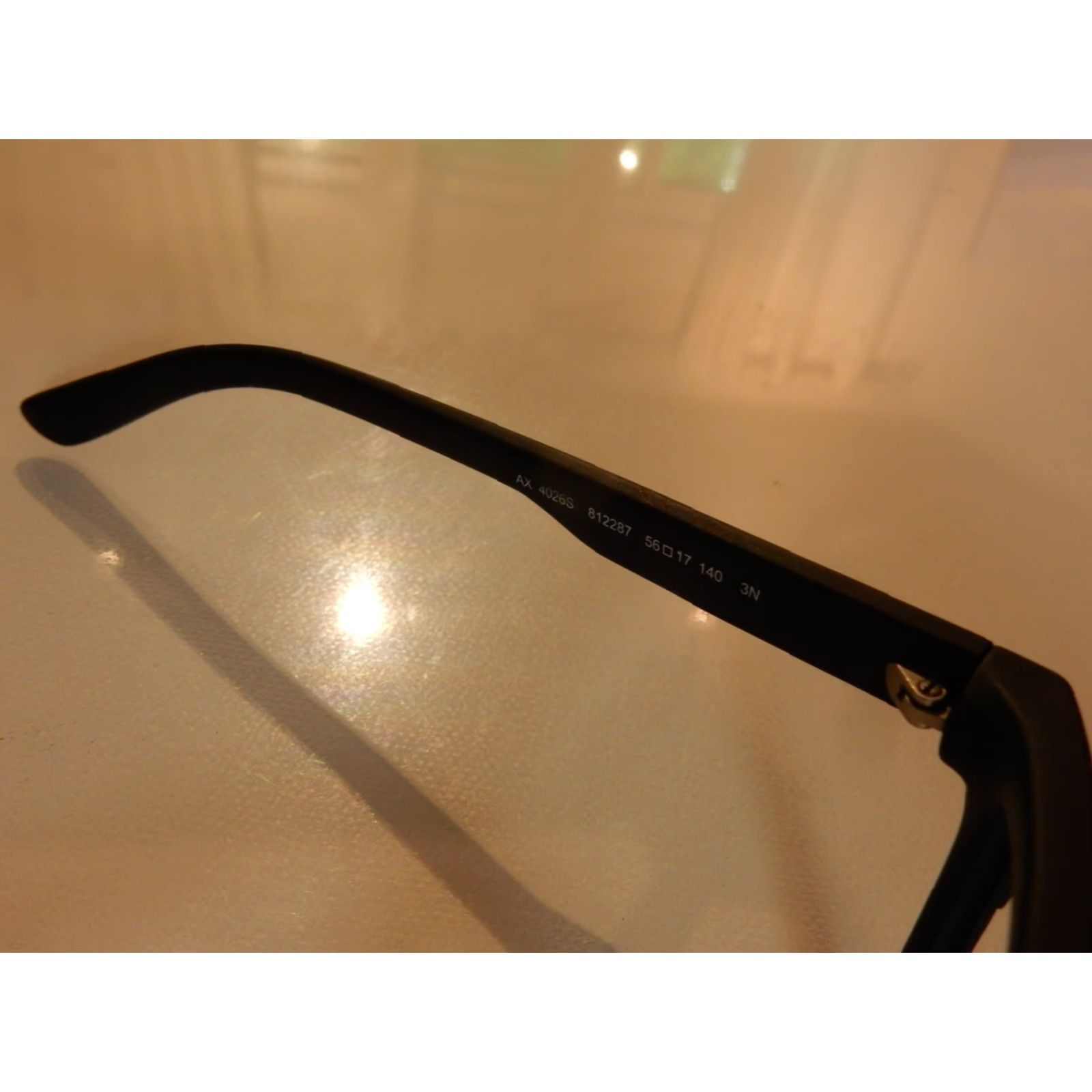 Armani Exchange VINTAGE Armani Exchange Sunglasses Frames Men Adult 56mm Black Unisex Accessories Size ONE SIZE - 5 Thumbnail