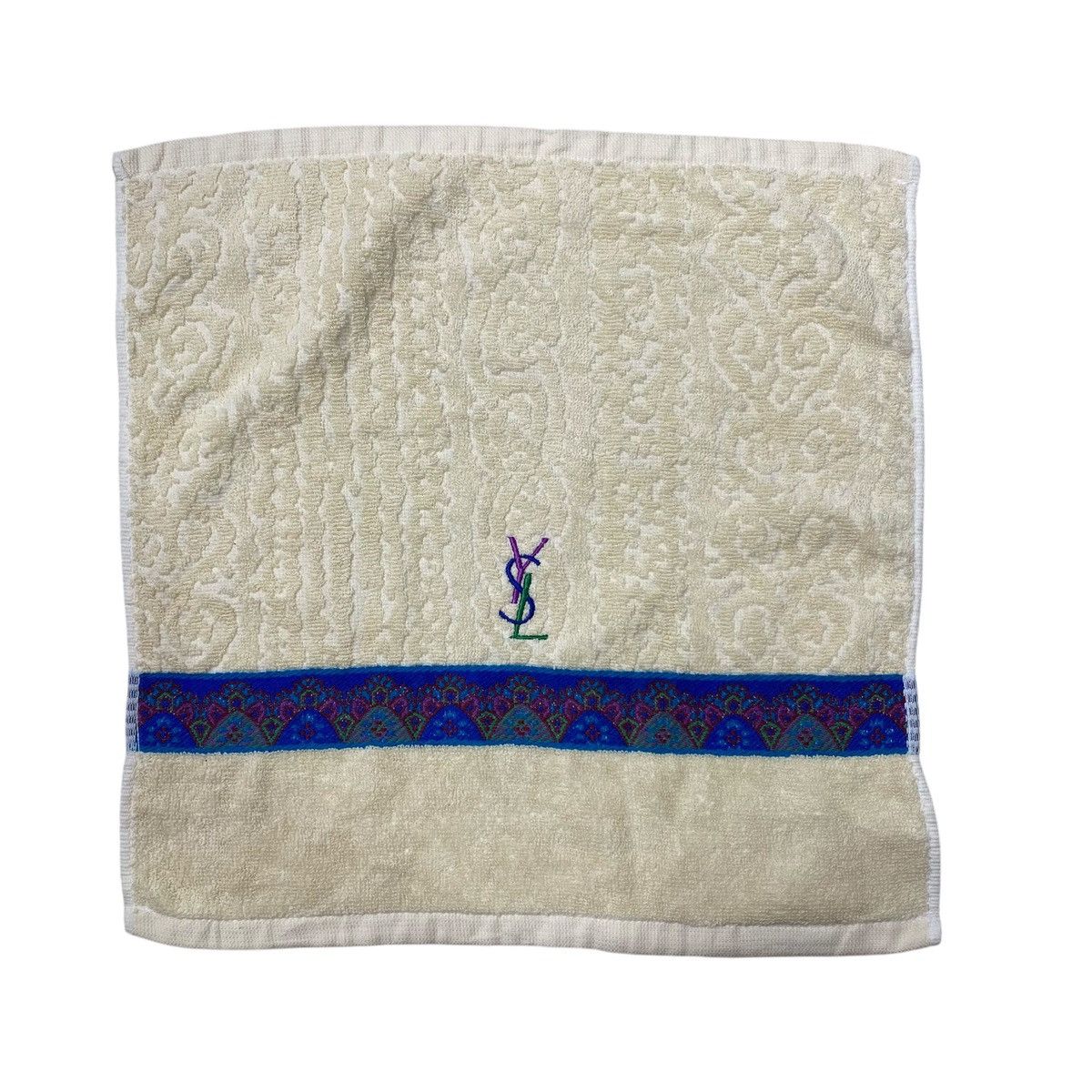 Yves Saint Laurent Handky Yves Saint Laurent / YSL Flower Handkerchief towel Size ONE SIZE - 1 Thumbnail