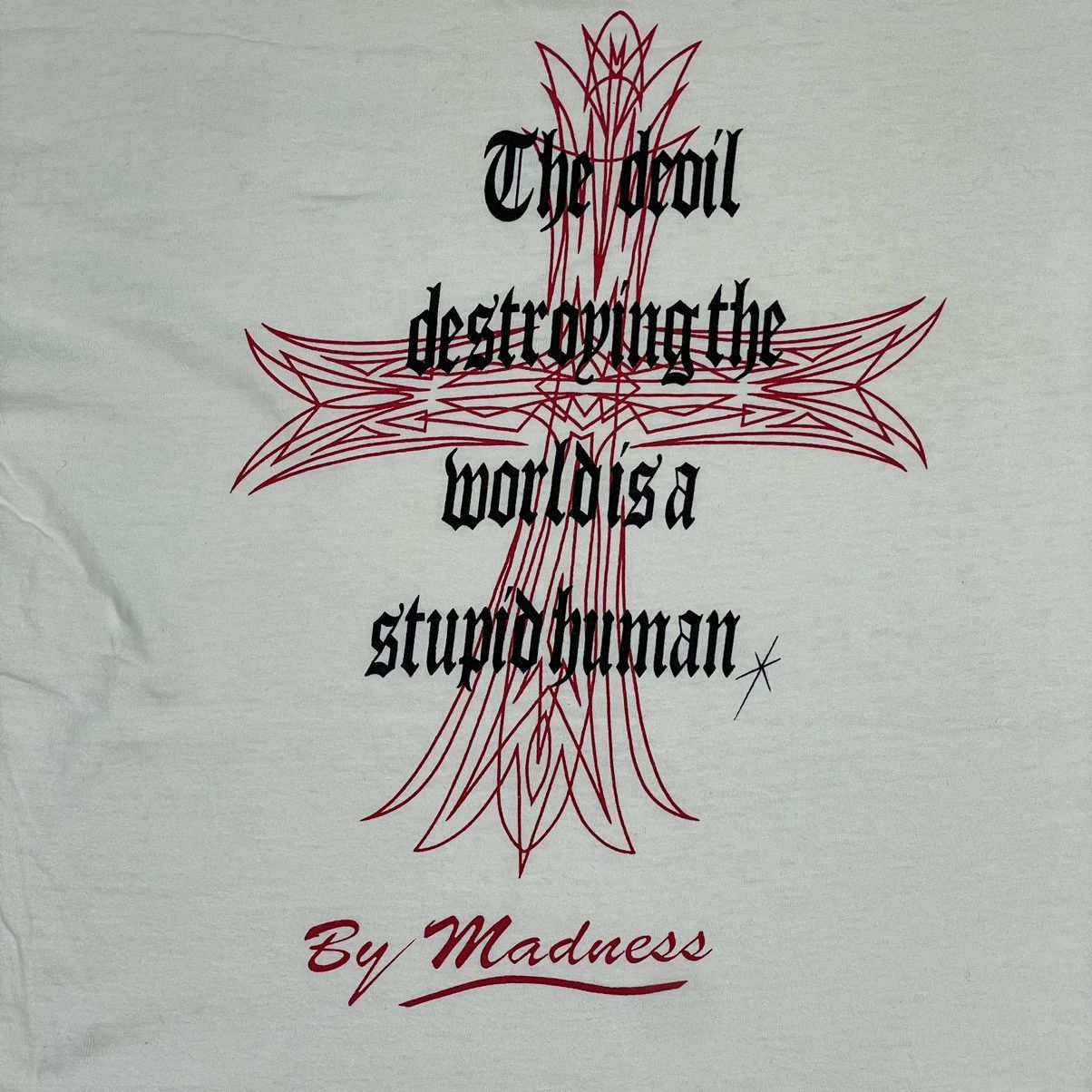 Madness Vintage Morldisa Stupidity Tee Size US XS / EU 42 / 0 - 16 Thumbnail