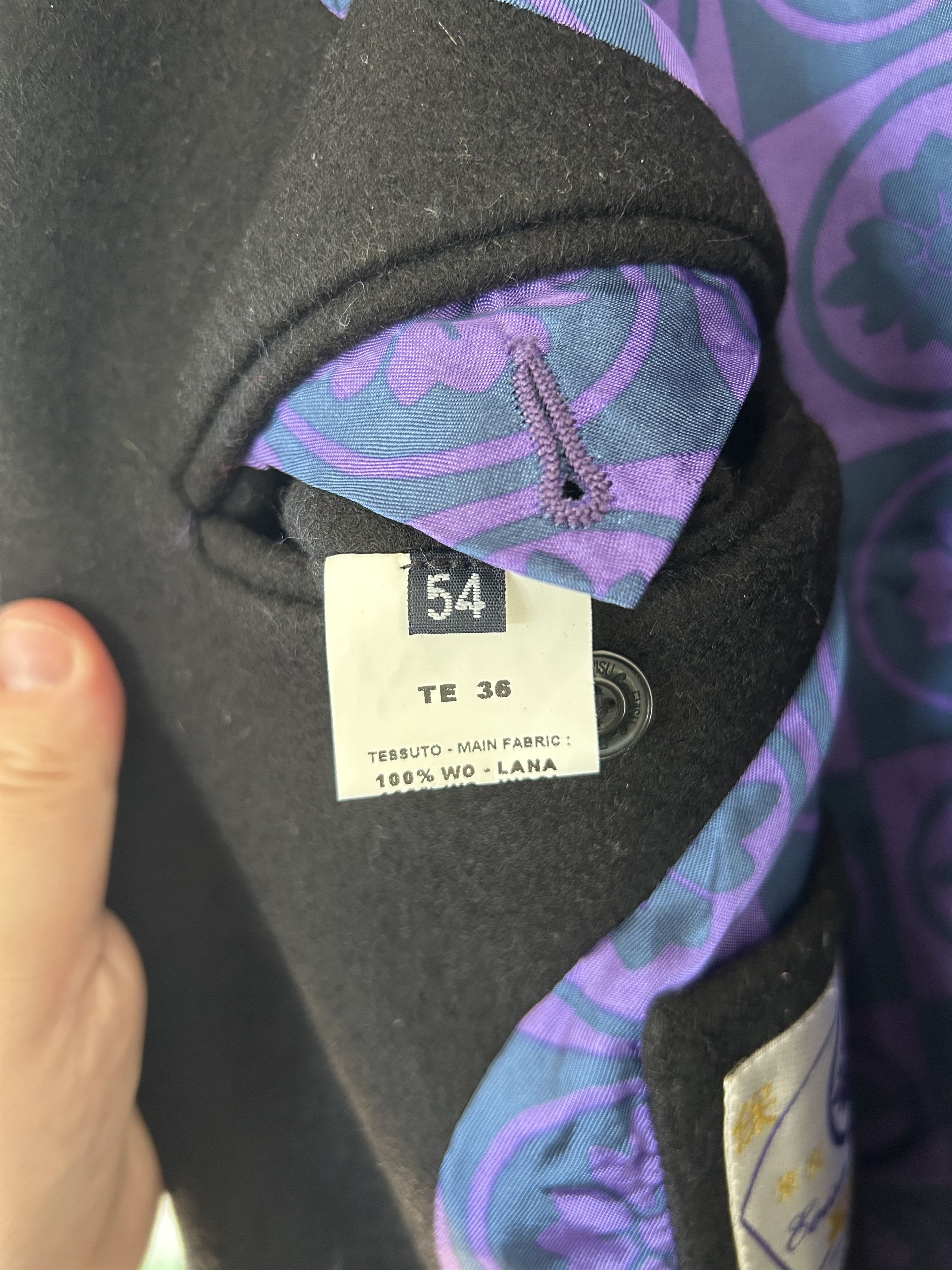 Evisu Evisu Deluxe Special Edition Wool Coat – Made in Italy. Size US L / EU 52-54 / 3 - 12 Thumbnail