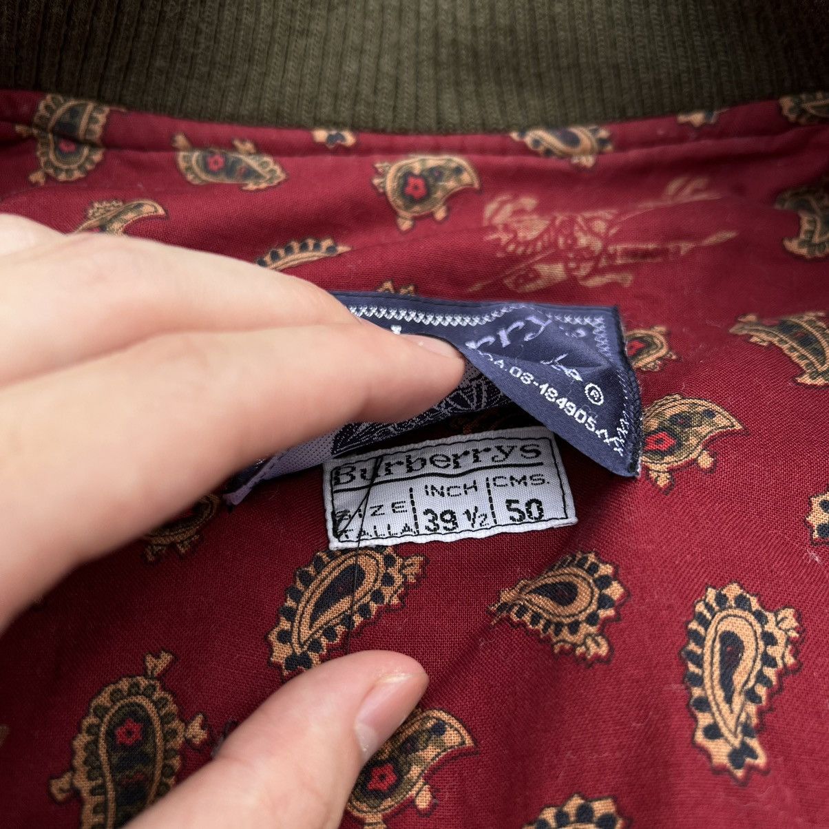 Burberry × Burberry Prorsum Vintage 90s Burberry Suede Jacket Size US L / EU 52-54 / 3 - 13 Thumbnail