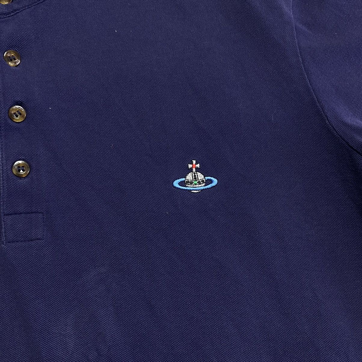 Vivienne Westwood Vivienne Westwood Polo T-Shirt Vintage Small Orb Logo Luxury Size US XL / EU 56 / 4 - 5 Thumbnail