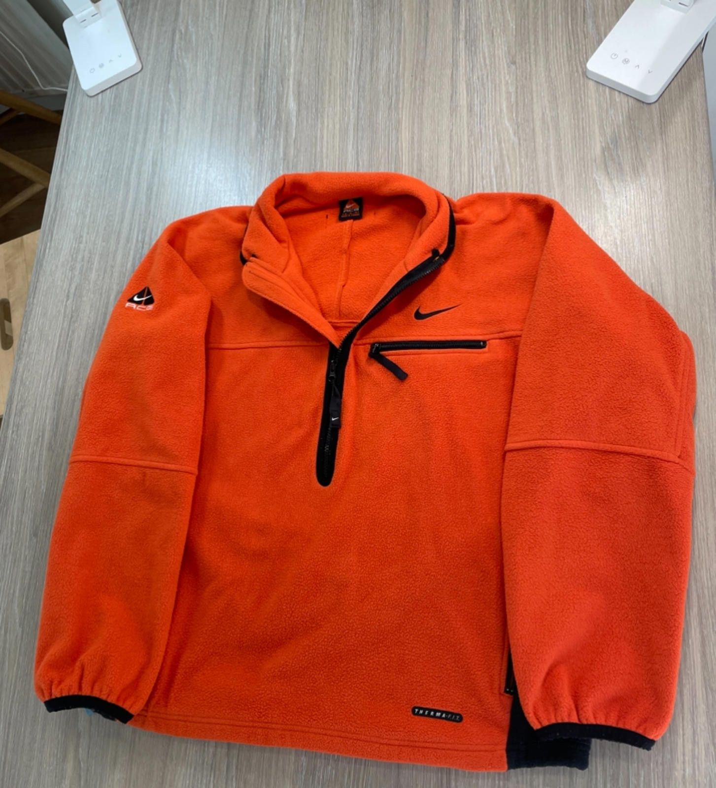 Nike ACG Orange Nike ACG Military Utility Sherpa Fleece Jacket Size US M / EU 48-50 / 2 - 8 Thumbnail