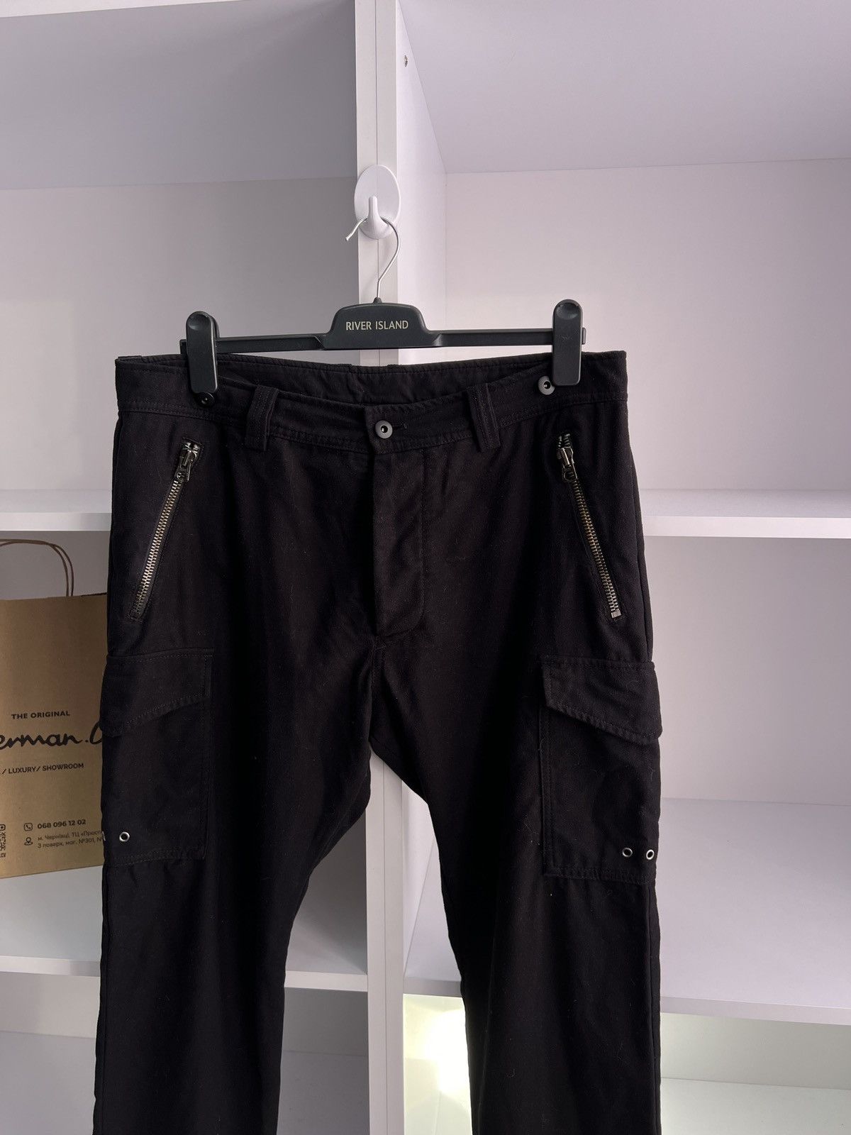 Diesel × Vintage Vintage Diesel Black Archival Japanese Style Pants Size US 34 / EU 50 - 6 Thumbnail