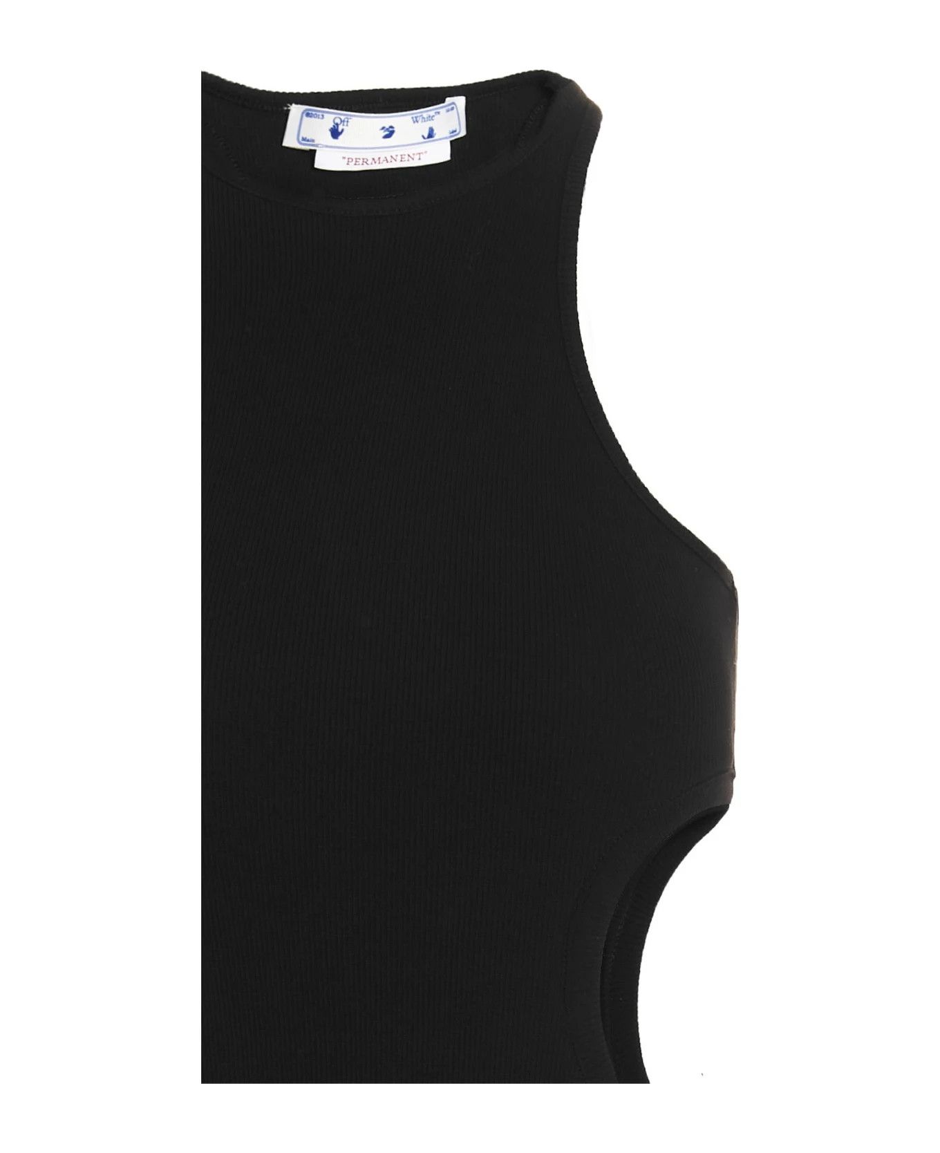 Off-White o1y1125 Midi Dress in Black Size M / US 6-8 / IT 42-44 - 3 Thumbnail