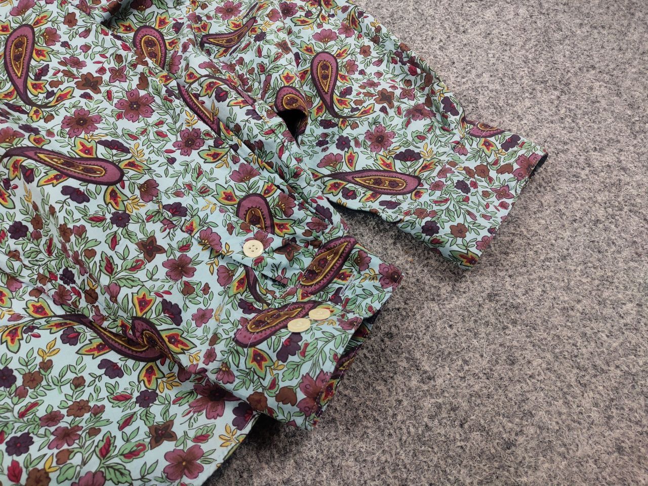 Japanese Brand Vintage Japan Peyton Place For Men Archive Punk Floral Shirt Size US M / EU 48-50 / 2 - 9 Thumbnail