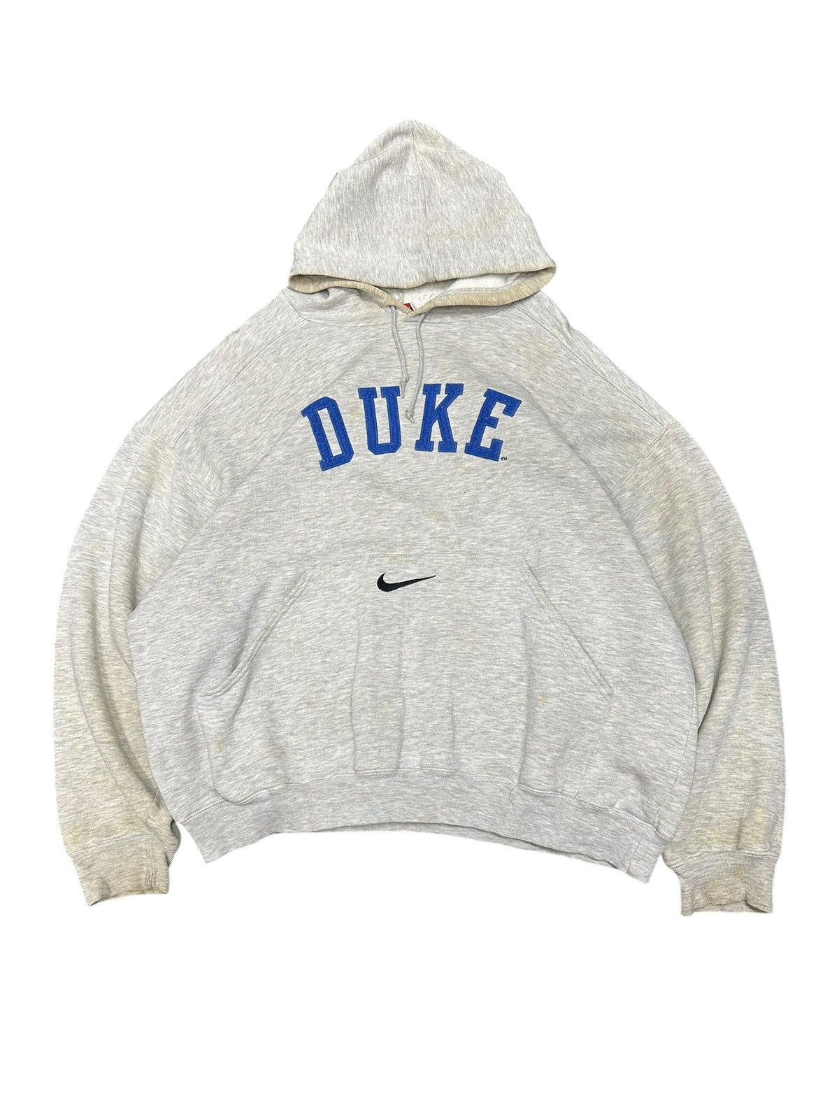 Vintage 90s Nike Hoodie DUKE Center Logo