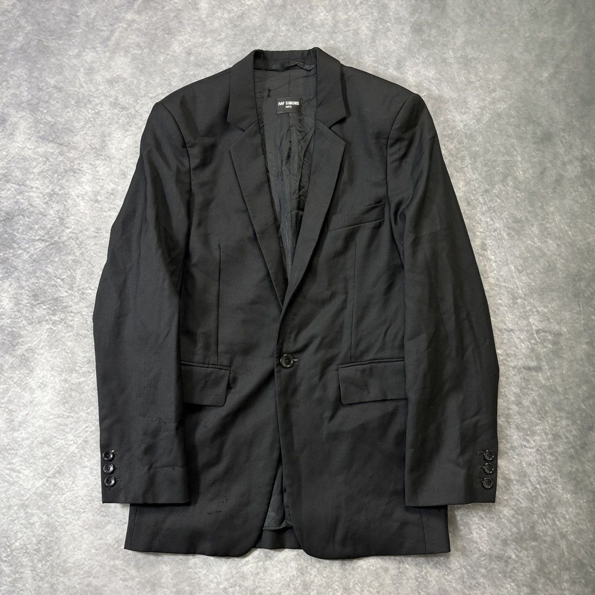 Raf Simons S/S 2013 Raf Simons Suits Jacket Wool Blazer Mens 44 Slim Size 44S - 15 Thumbnail