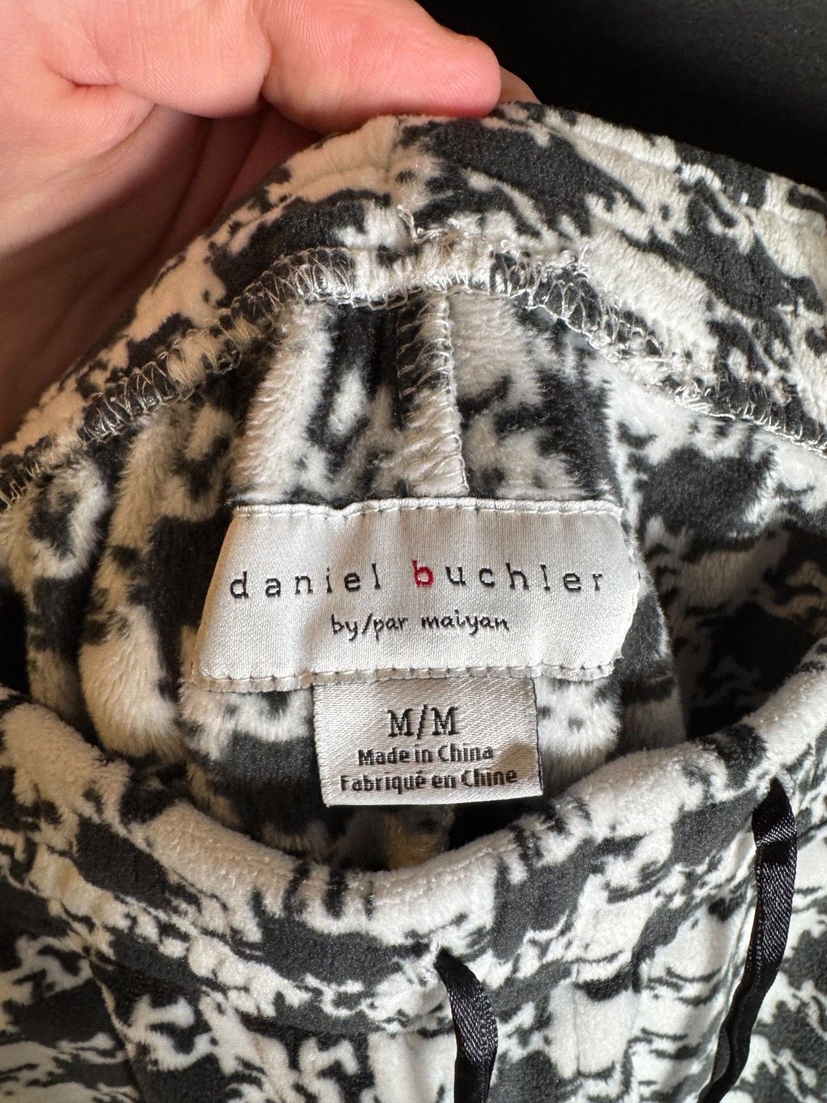 Daniel Buchler Daniel Buchler Women PJ Pants Soft Fleece Size M Size 29" - 3 Thumbnail