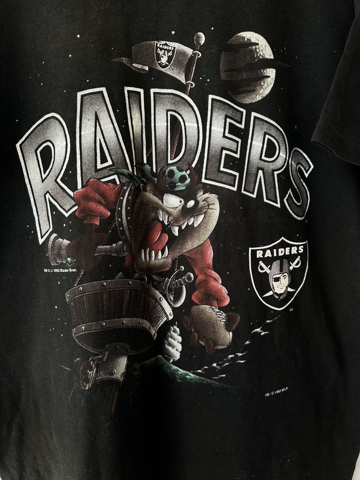 Vintage T-SHIRT TAZ X RAIDERS X VINTAGE Size US L / EU 52-54 / 3 - 3 Thumbnail