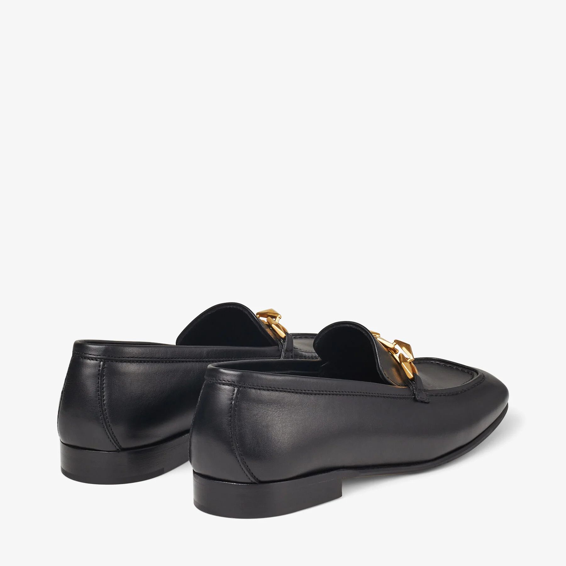 Jimmy Choo o1s22i1n1024 Tilda Loafers in Black Size US 6 / IT 36 - 6 Thumbnail