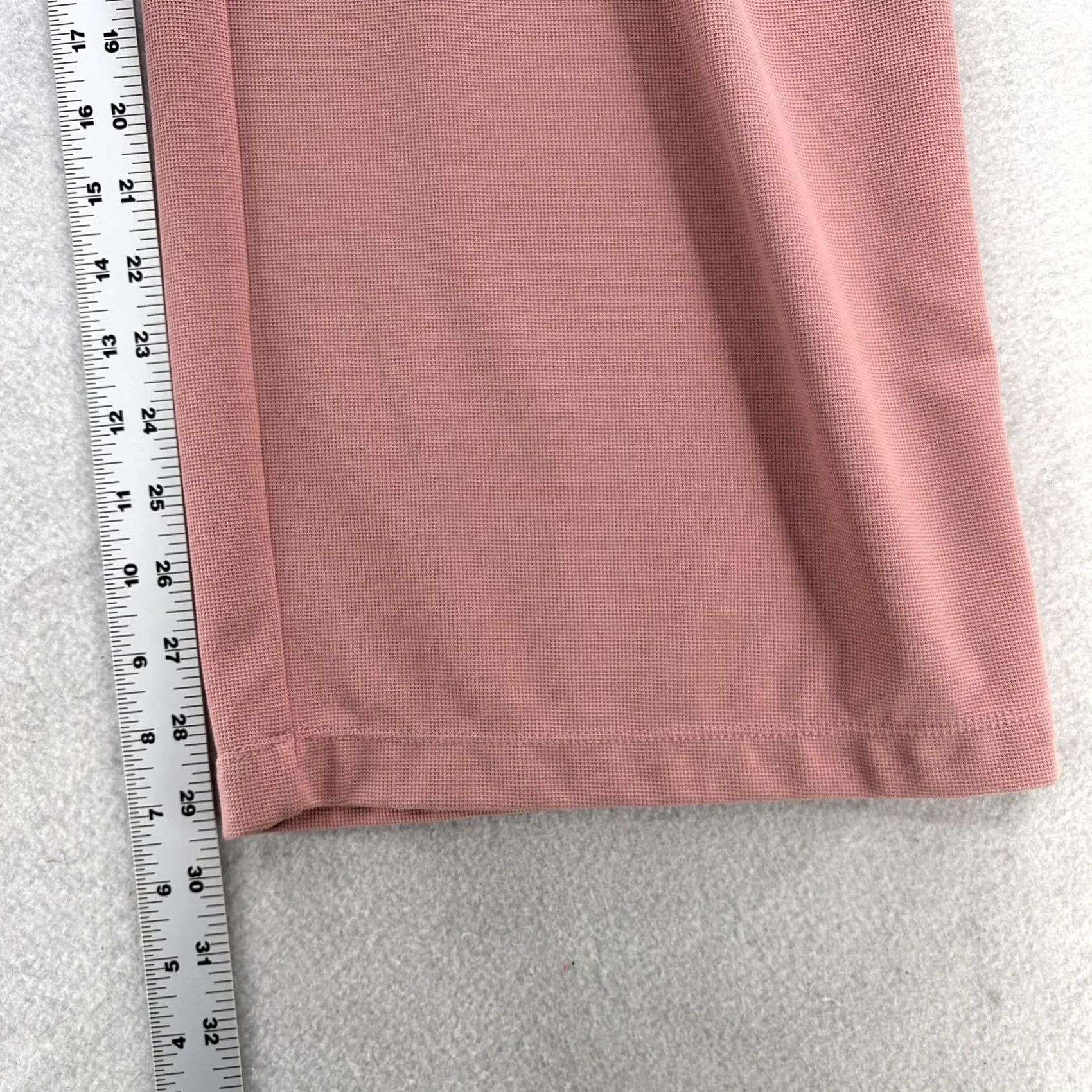 Vintage Halara Dress Pants Womens XS Pink Knit Elastic Waist Pleated Wide-Leg Solid Casual Size 26" / US 2 / IT 38 - 6 Thumbnail