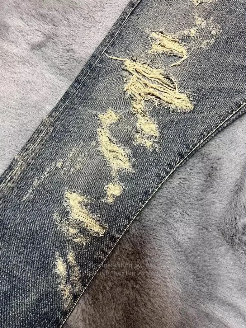 Saint Laurent Paris Saint Laurent Distressed Jeans Size 34. Size US 34 / EU 50 - 6 Thumbnail