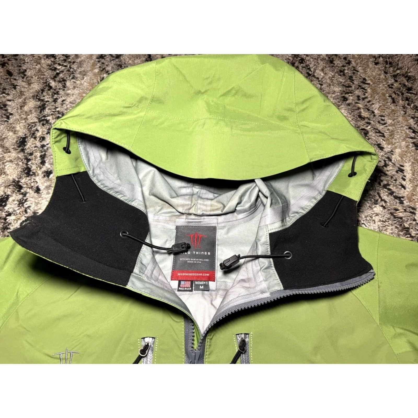 Wild Things VINTAGE Woman’s Medium Wild Things Alpinist Hardshell Jacket Green -> Size M / US 6-8 / IT 42-44 - 6 Thumbnail