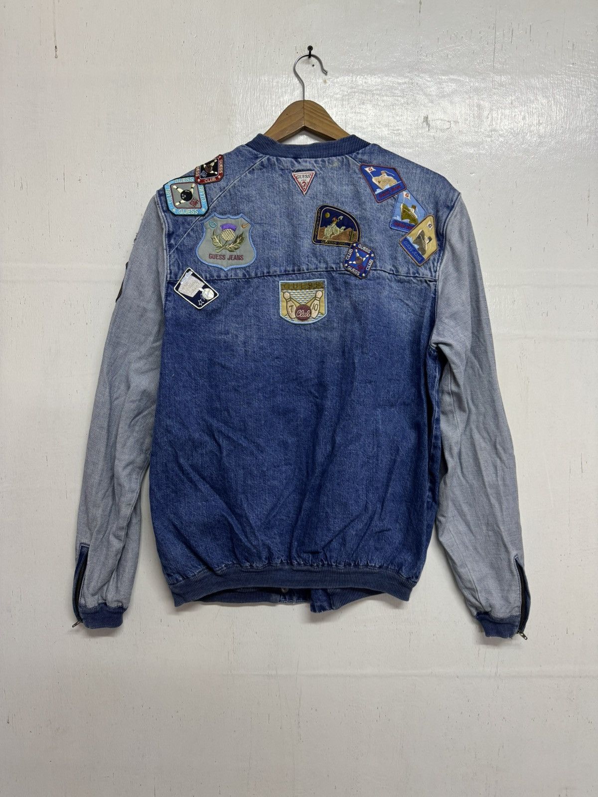 Guess × Vintage Vintage Guess Jacket Patchwork Size US M / EU 48-50 / 2 - 2 Thumbnail