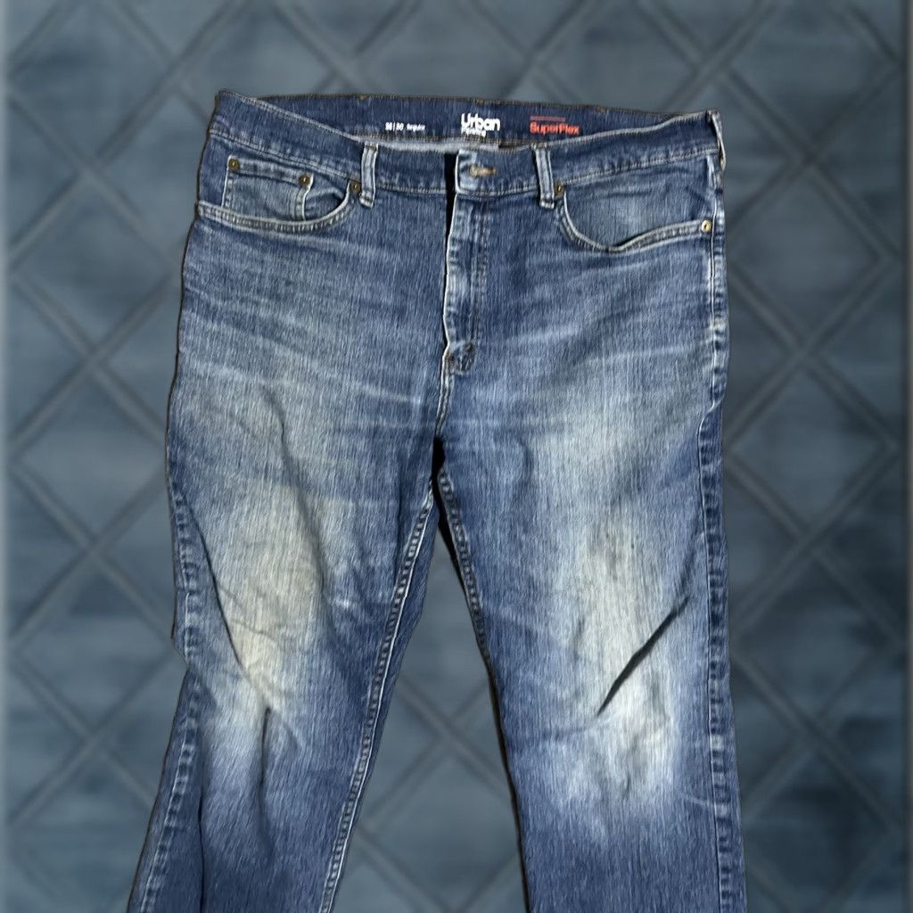 Vintage Urban Pipeline Jeans Men Relaxed Straight 38x30 Denim Blue Size US 38 / EU 54 - 1 Thumbnail