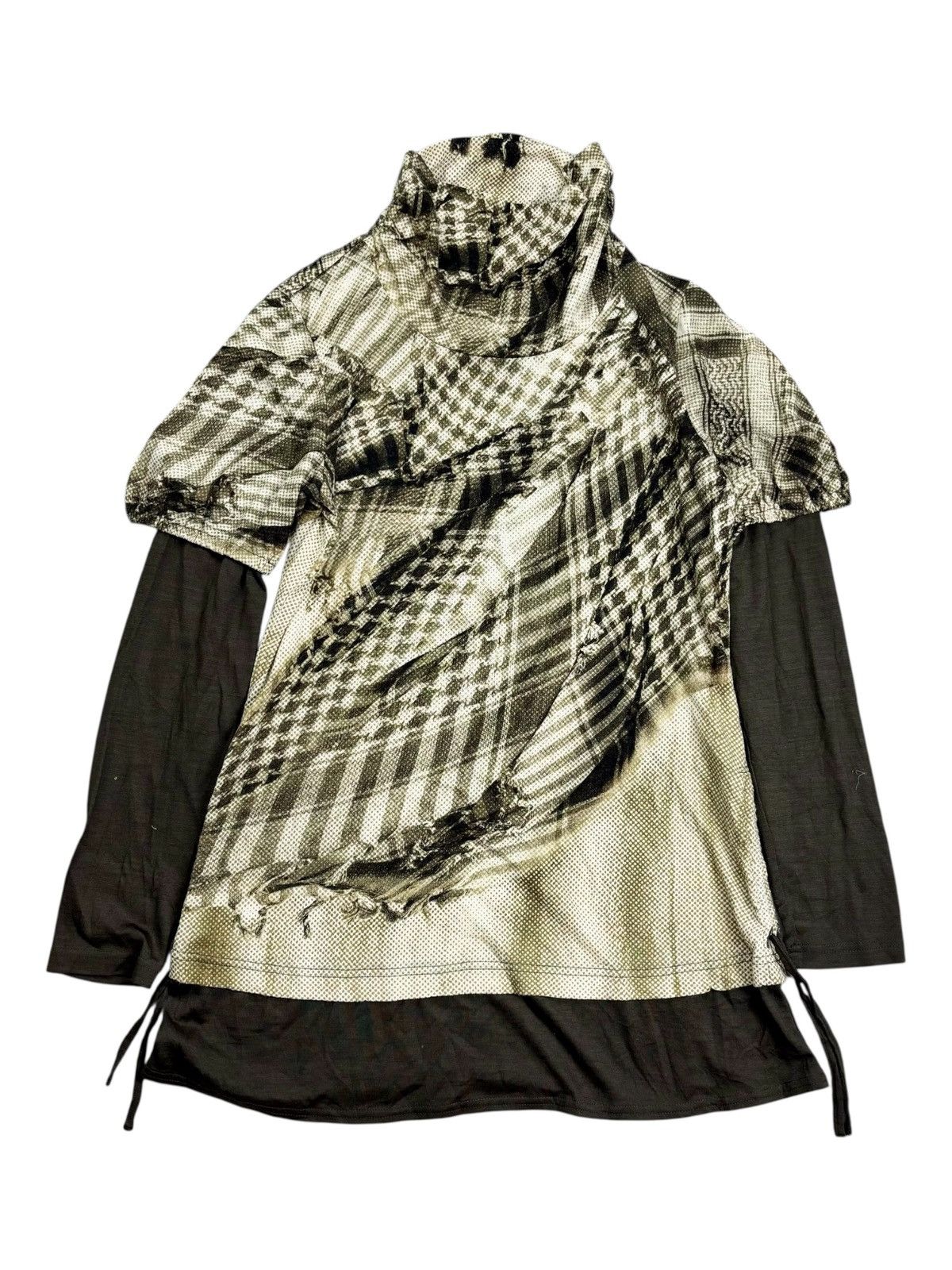 If Six Was Nine 2000s Jemy Garcon - Trompe L'oeil Keffiyeh Semagh Top Size US M / EU 48-50 / 2 - 1 Thumbnail