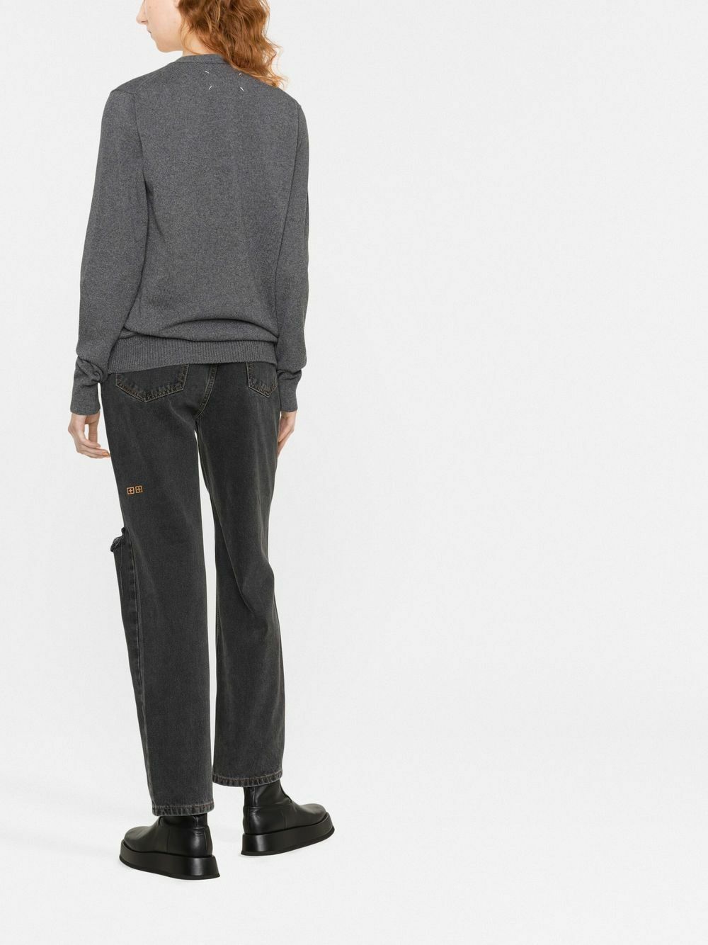 Maison Margiela o1y0625 Cardigan in Gray Size L / US 10 / IT 46 - 3 Thumbnail