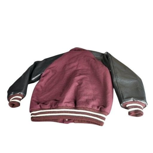 NEFF Vintage Varsity Jacket Men Sz XL Button Up Maroon Neff Embro Size US XL / EU 56 / 4 - 7 Thumbnail